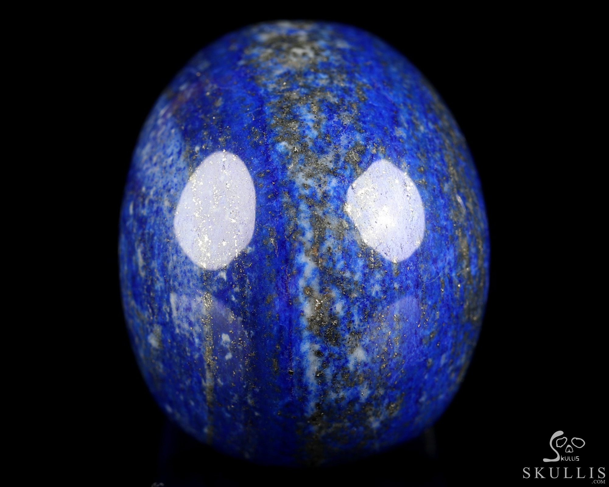 Gemstone 2.0" Lapis Lazuli Hand Carved Crystal Skull, Realistic, Crystal Healing Gemstone 2.0" Lapis Lazuli Hand Carved Crystal Skull, Realistic, Crystal Healing