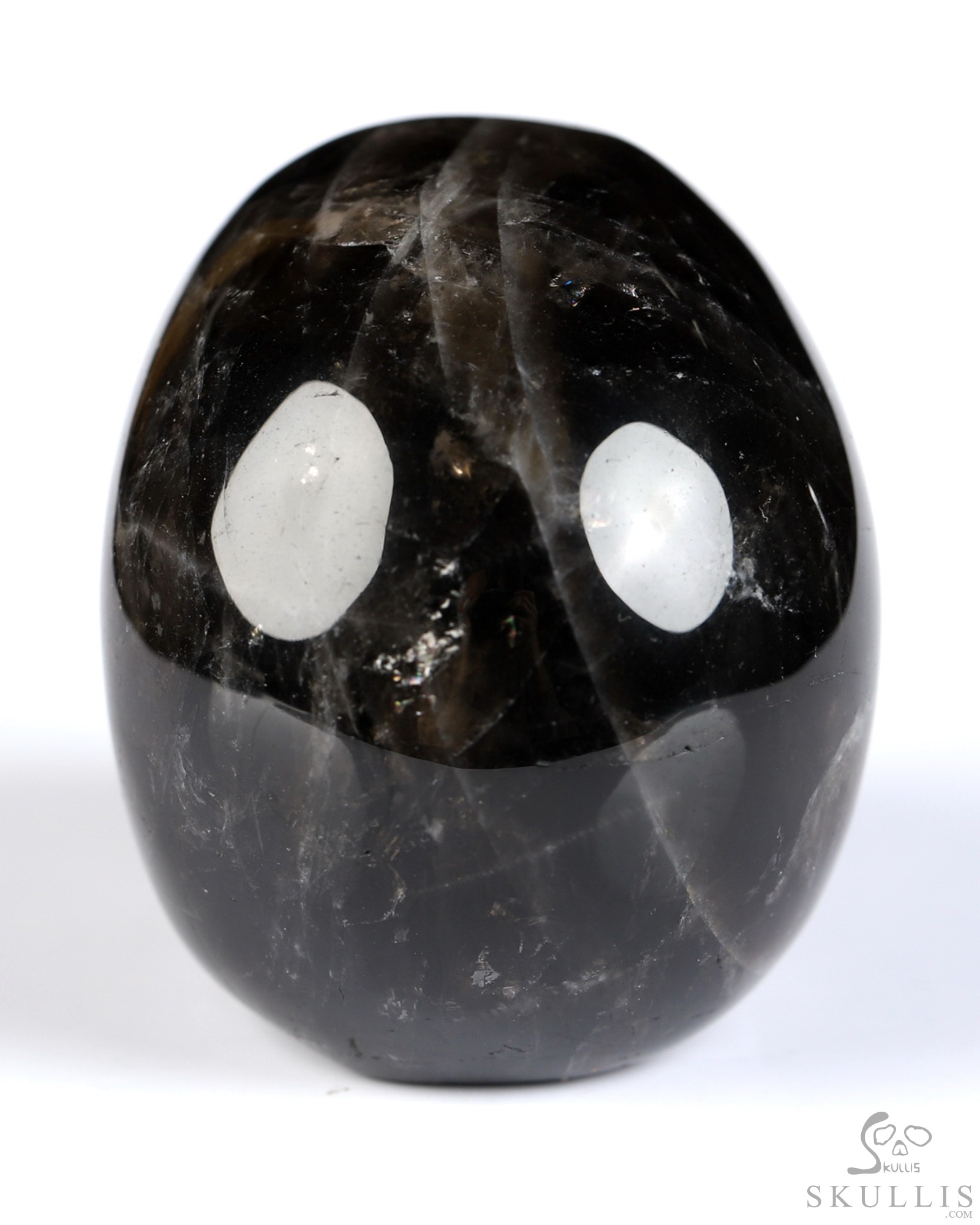 2.0" Black Quartz Hand Carved Crystal Skull, Realistic, Crystal Healing 2.0" Black Quartz Hand Carved Crystal Skull, Realistic, Crystal Healing