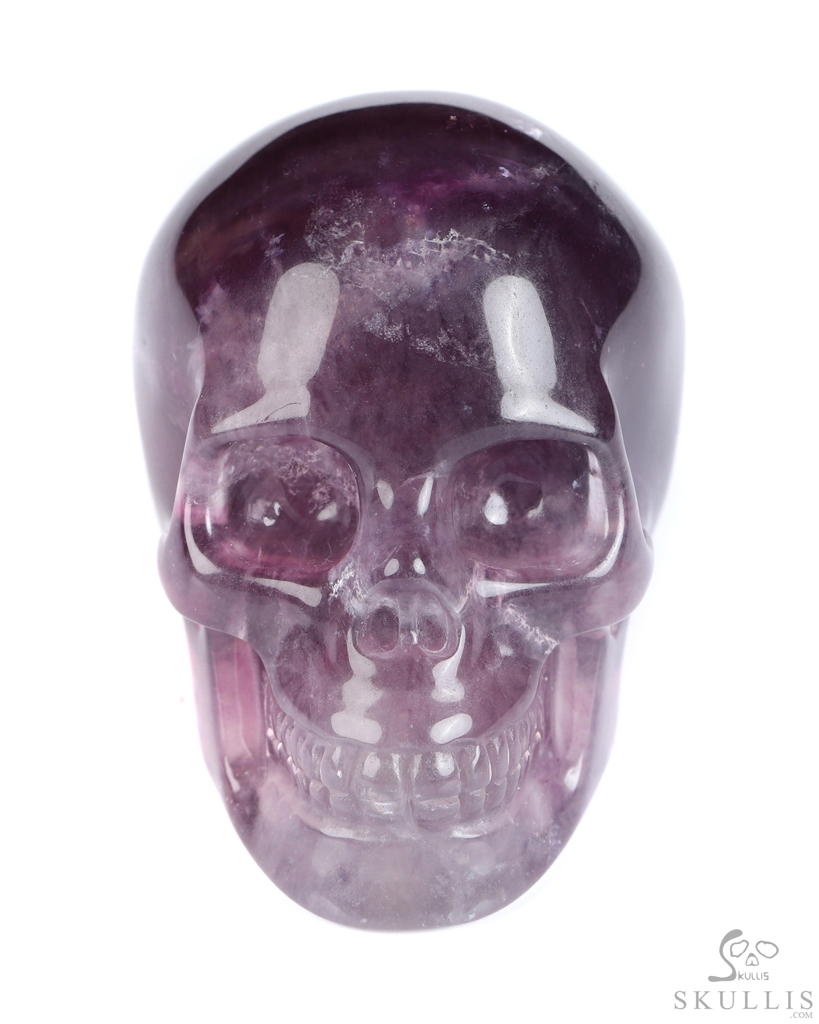 2.0" Fluorite Hand Carved Crystal Skull, Realistic, Crystal Healing 2.0" Fluorite Hand Carved Crystal Skull, Realistic, Crystal Healing