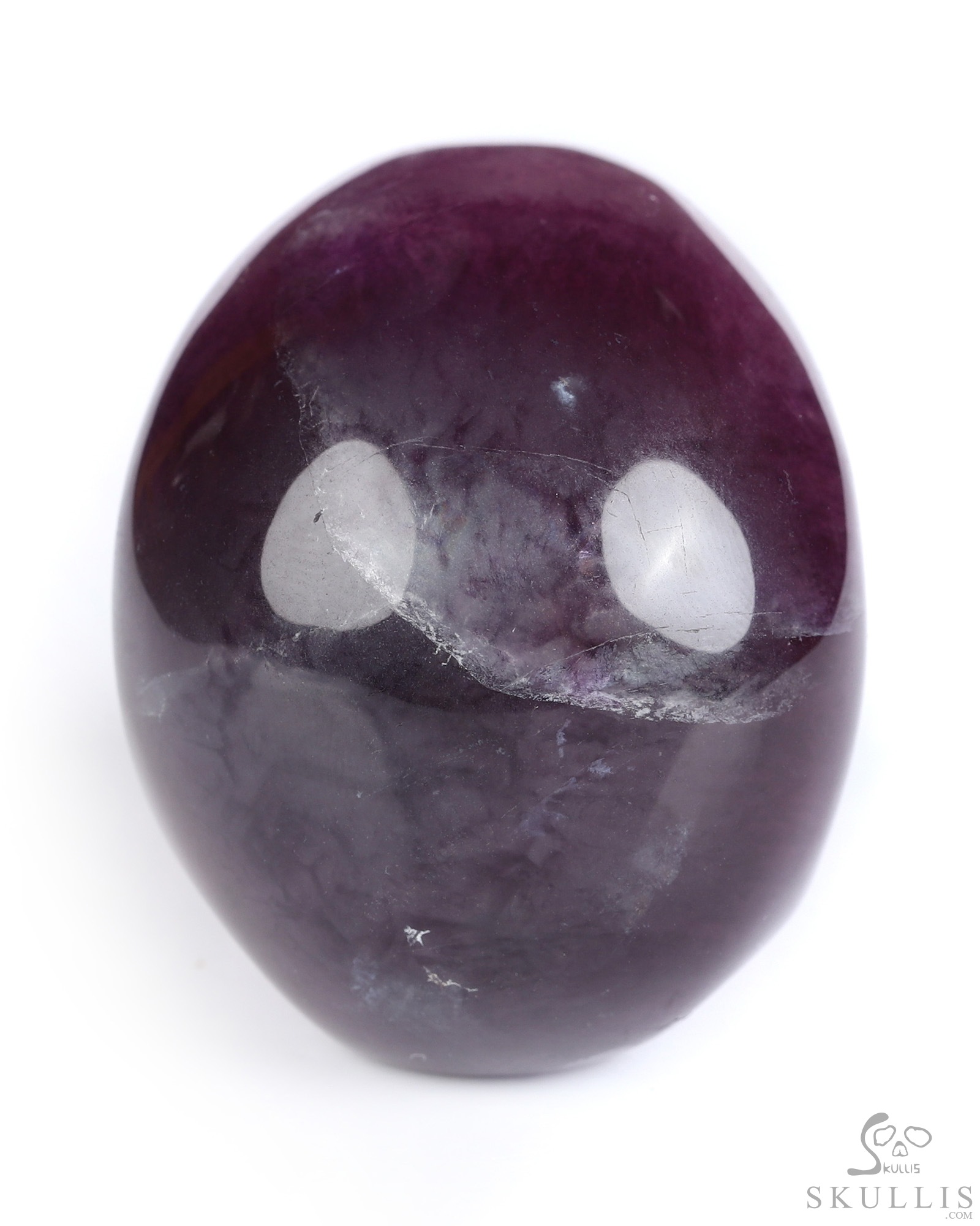 2.0" Fluorite Hand Carved Crystal Skull, Realistic, Crystal Healing 2.0" Fluorite Hand Carved Crystal Skull, Realistic, Crystal Healing