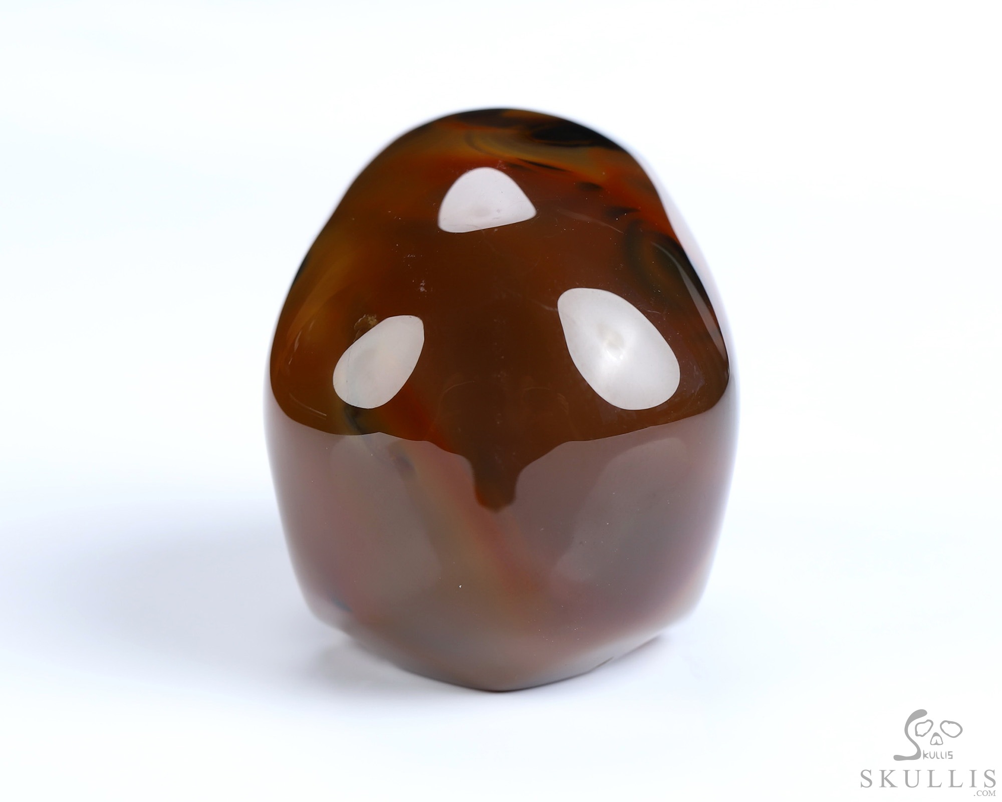 1.8" Premium Brazilian Agate Hand Carved Crystal Skull, Super Realistic, Crystal Healing 1.8" Premium Brazilian Agate Hand Carved Crystal Skull, Super Realistic, Crystal Healing