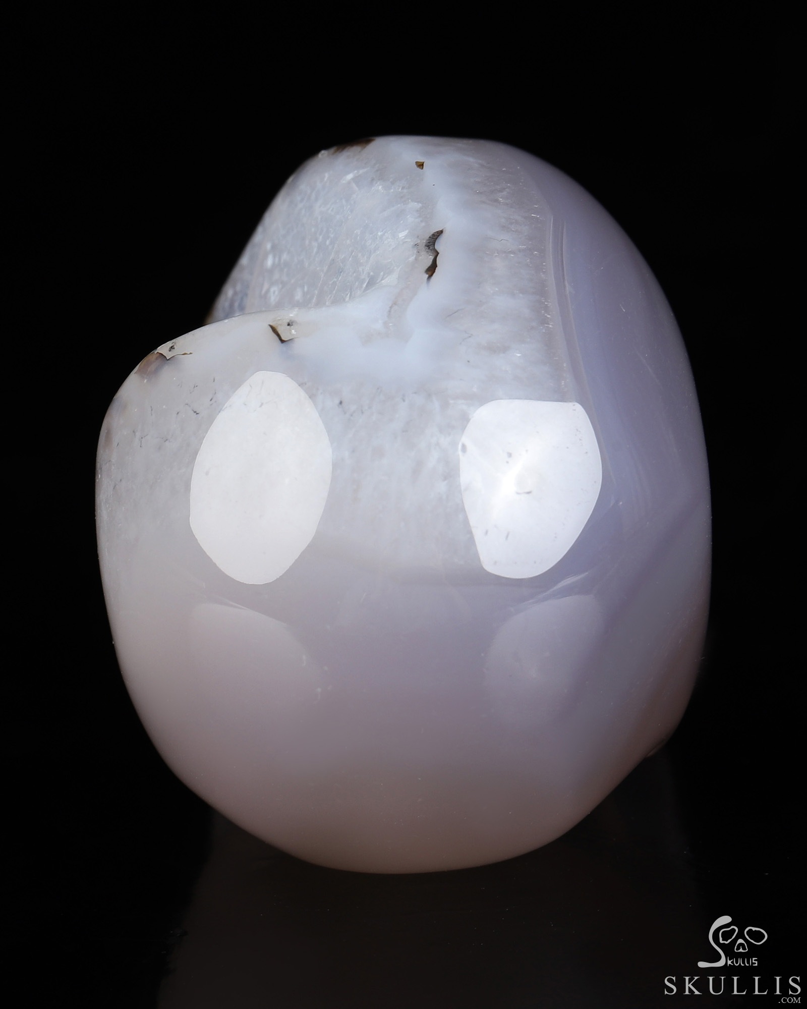 2.0" Agate Geode Hand Carved Crystal Skull, Realistic, Crystal Healing 2.0" Agate Geode Hand Carved Crystal Skull, Realistic, Crystal Healing