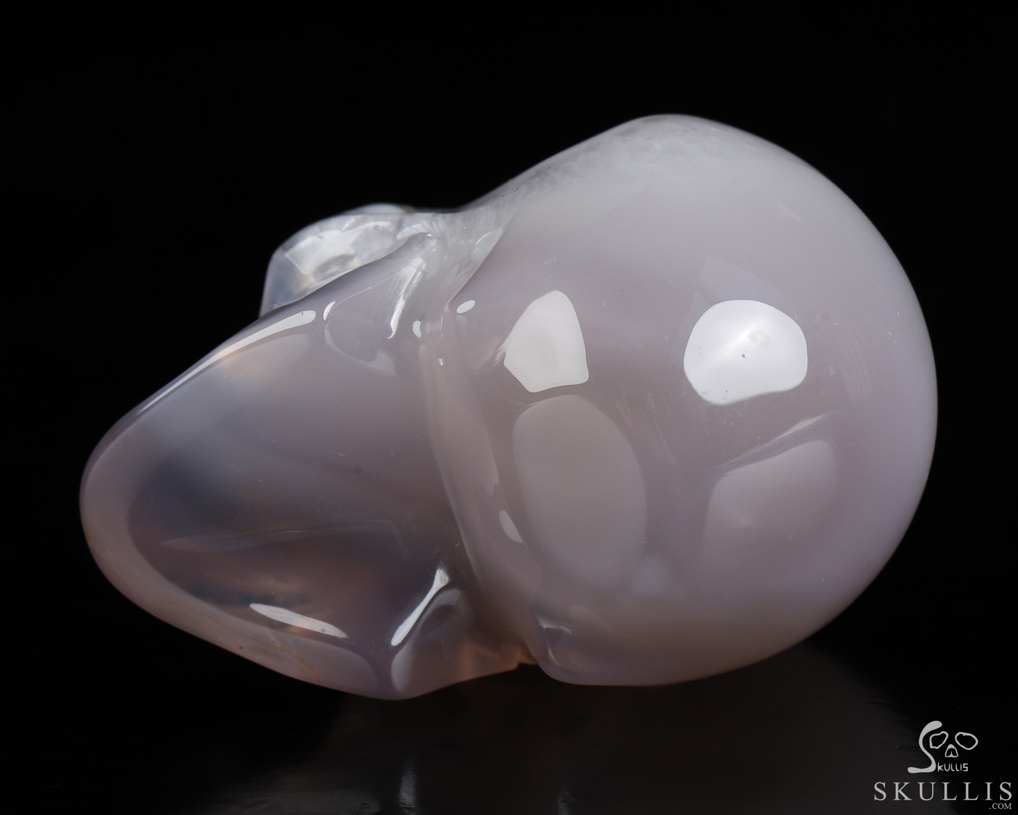 2.0" Agate Geode Hand Carved Crystal Skull, Realistic, Crystal Healing 2.0" Agate Geode Hand Carved Crystal Skull, Realistic, Crystal Healing