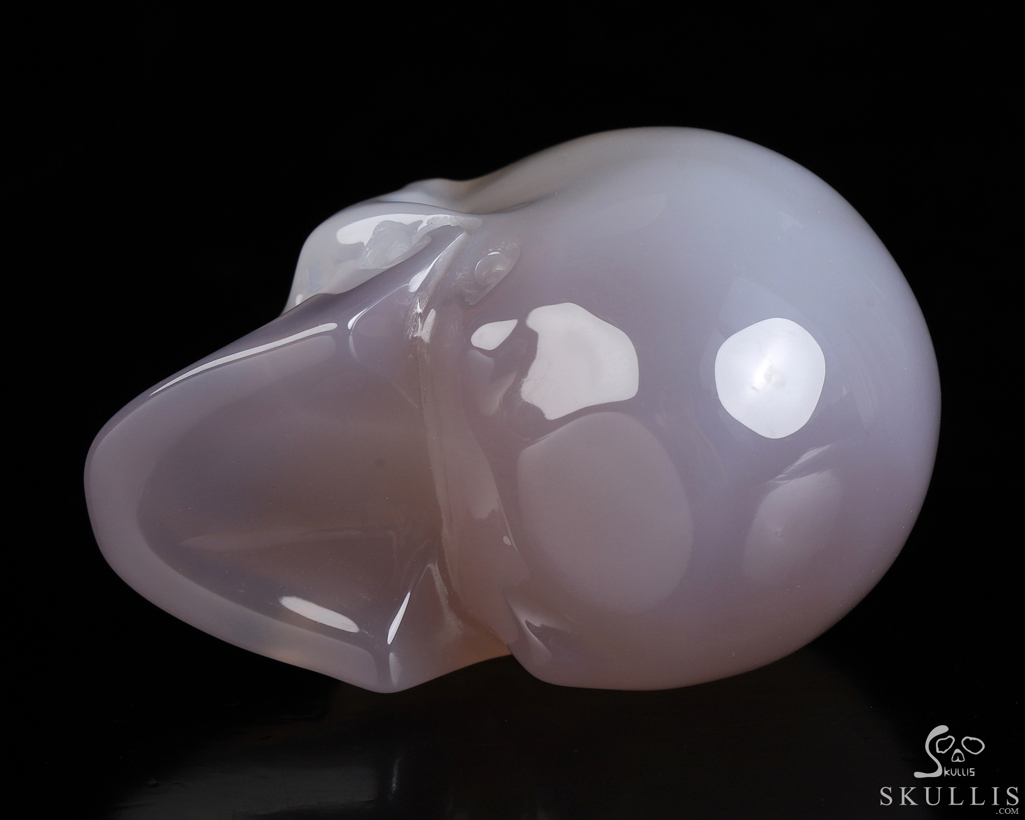 2.0" Agate Geode Hand Carved Crystal Skull, Realistic, Crystal Healing 2.0" Agate Geode Hand Carved Crystal Skull, Realistic, Crystal Healing