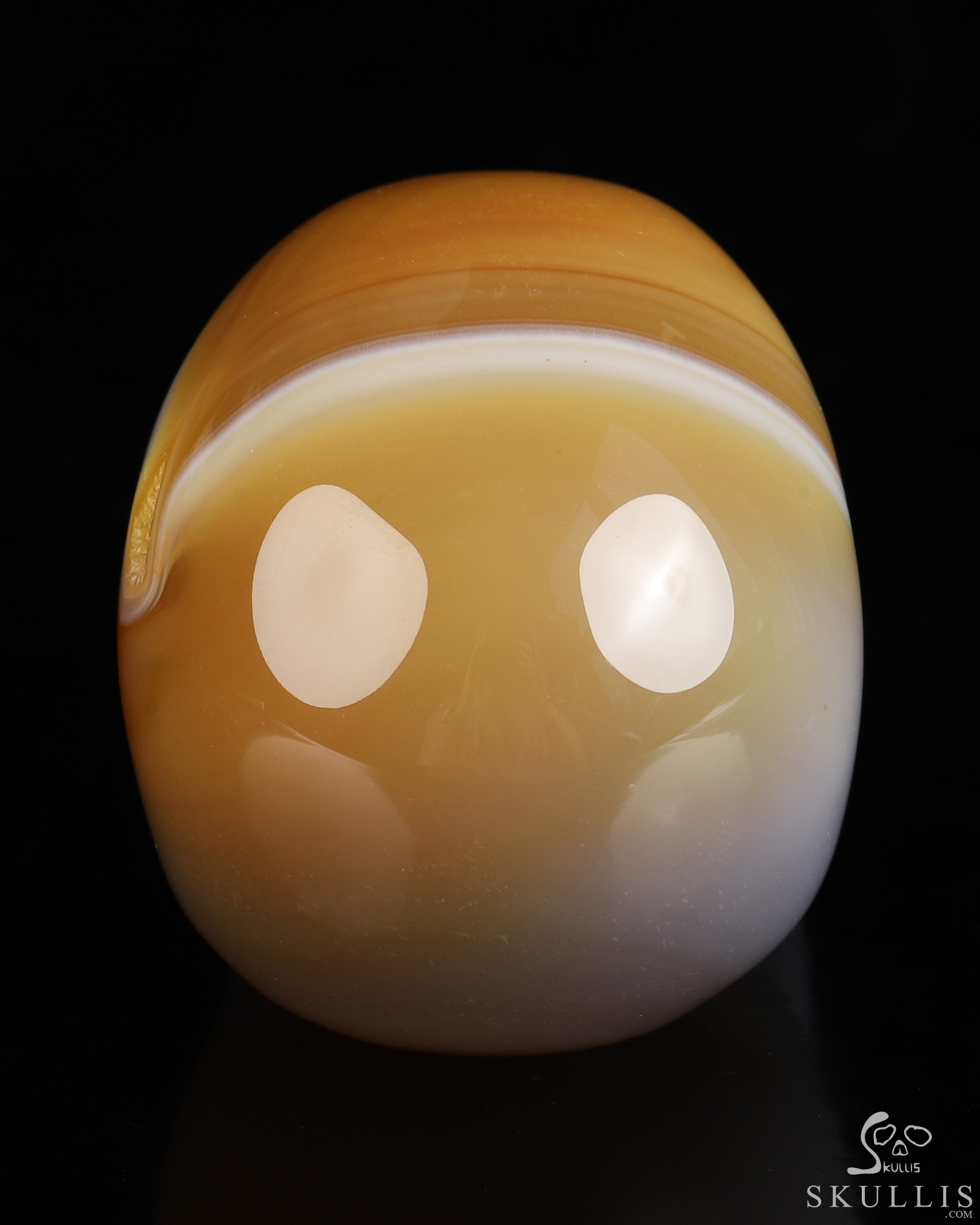 2.0" Banded Agate Hand Carved Crystal Skull, Realistic, Crystal Healing 2.0" Banded Agate Hand Carved Crystal Skull, Realistic, Crystal Healing