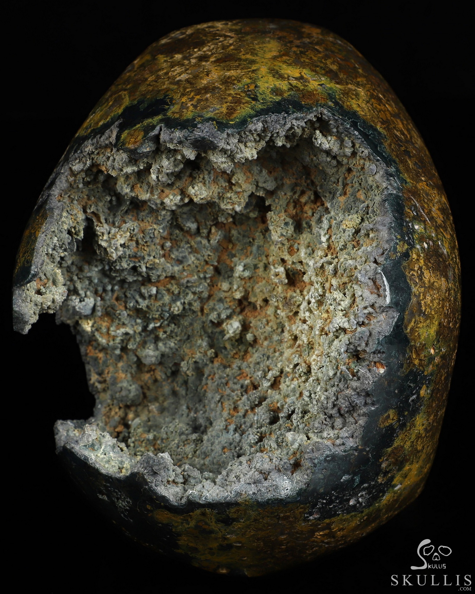 Lifesized 6.7" Ocean Jasper Hand Carved Crystal Skull, Super Realistic, Crystal Healing Lifesized 6.7" Ocean Jasper Hand Carved Crystal Skull, Super Realistic, Crystal Healing