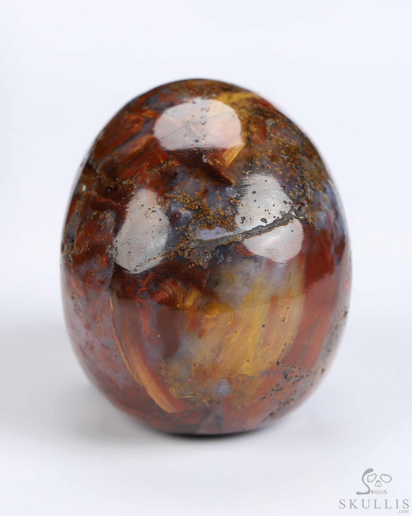 2.0" Pietersite Hand Carved Crystal Skull, Realistic, Crystal Healing 2.0" Pietersite Hand Carved Crystal Skull, Realistic, Crystal Healing