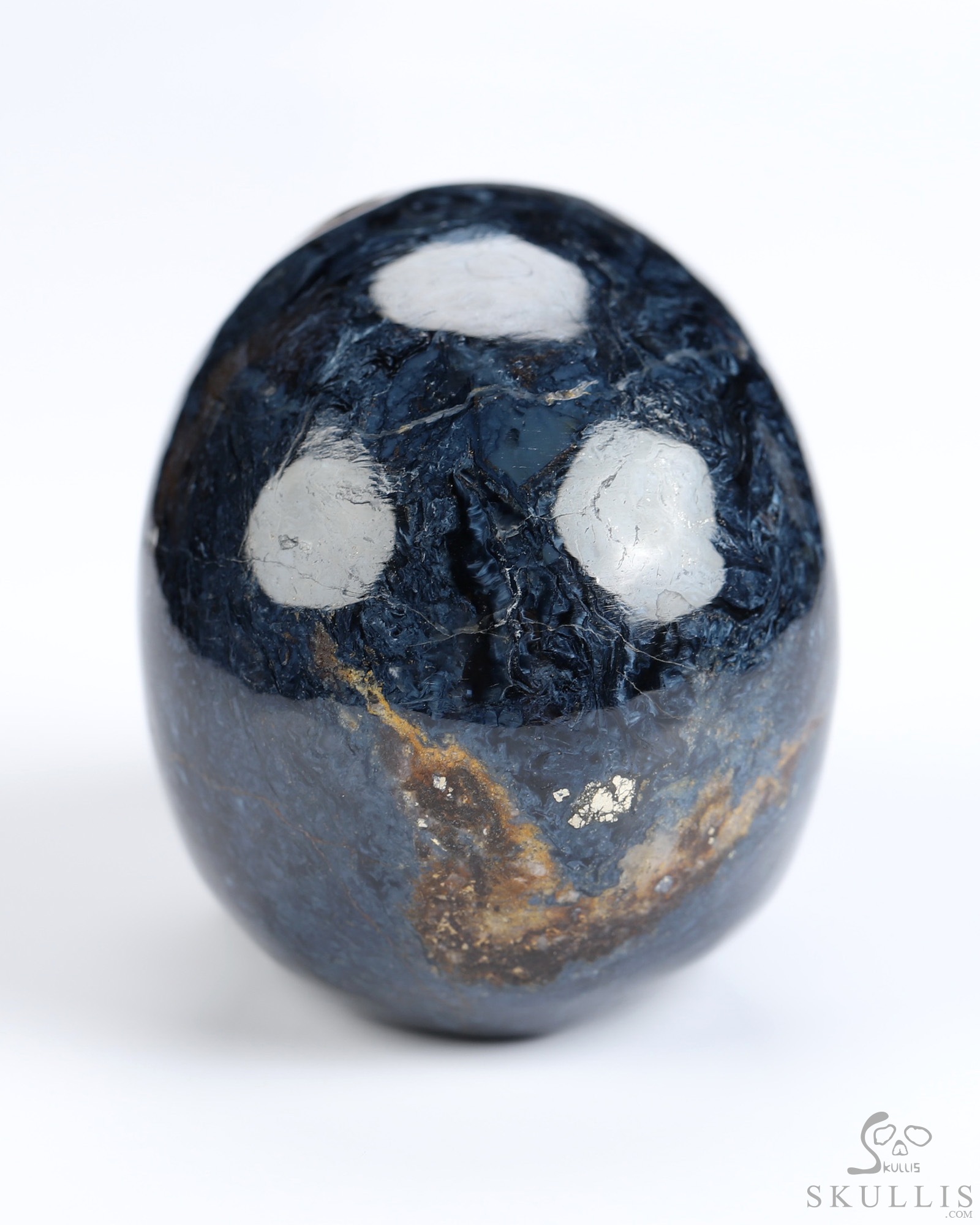 2.0" Pietersite Hand Carved Crystal Skull, Realistic, Crystal Healing 2.0" Pietersite Hand Carved Crystal Skull, Realistic, Crystal Healing