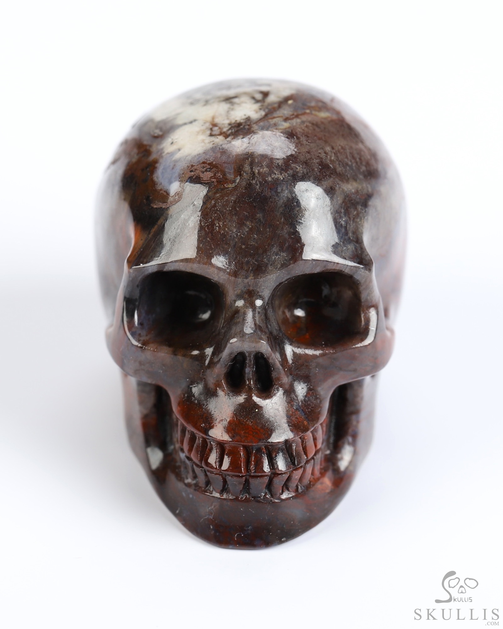 1.5" Pietersite Hand Carved Crystal Skull, Realistic, Crystal Healing 1.5" Pietersite Hand Carved Crystal Skull, Realistic, Crystal Healing