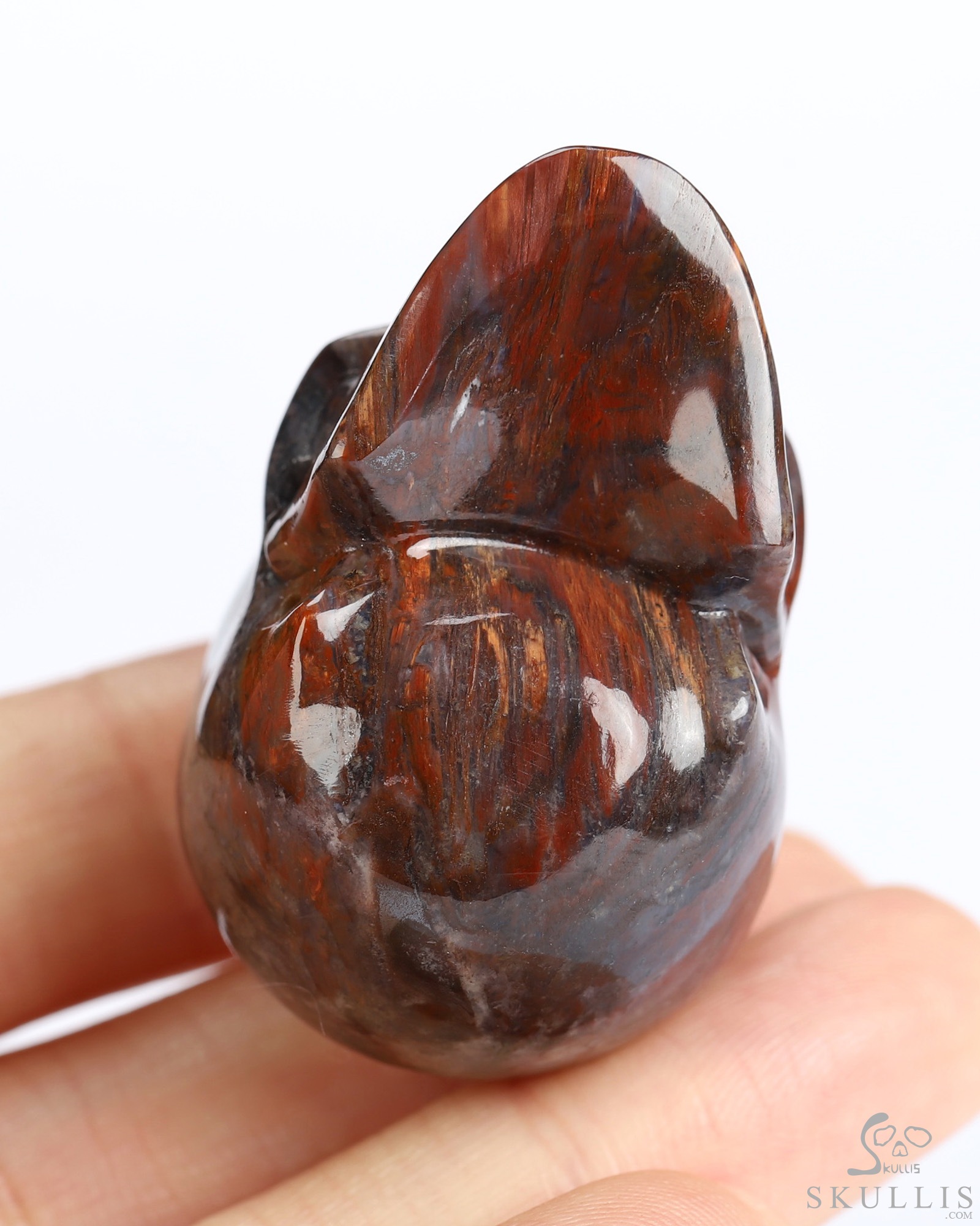 1.5" Pietersite Hand Carved Crystal Skull, Realistic, Crystal Healing 1.5" Pietersite Hand Carved Crystal Skull, Realistic, Crystal Healing