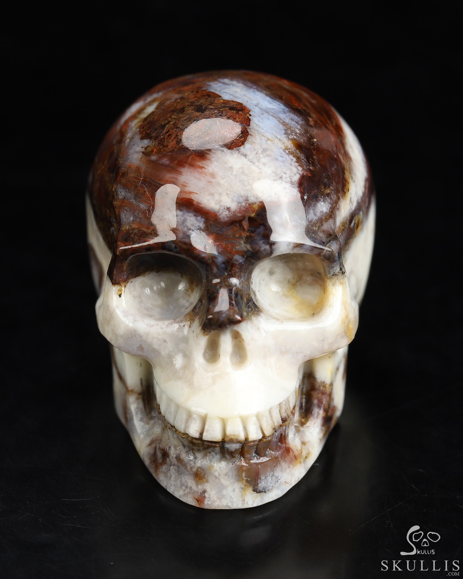 1.5" Pietersite Hand Carved Crystal Skull, Realistic, Crystal Healing 1.5" Pietersite Hand Carved Crystal Skull, Realistic, Crystal Healing