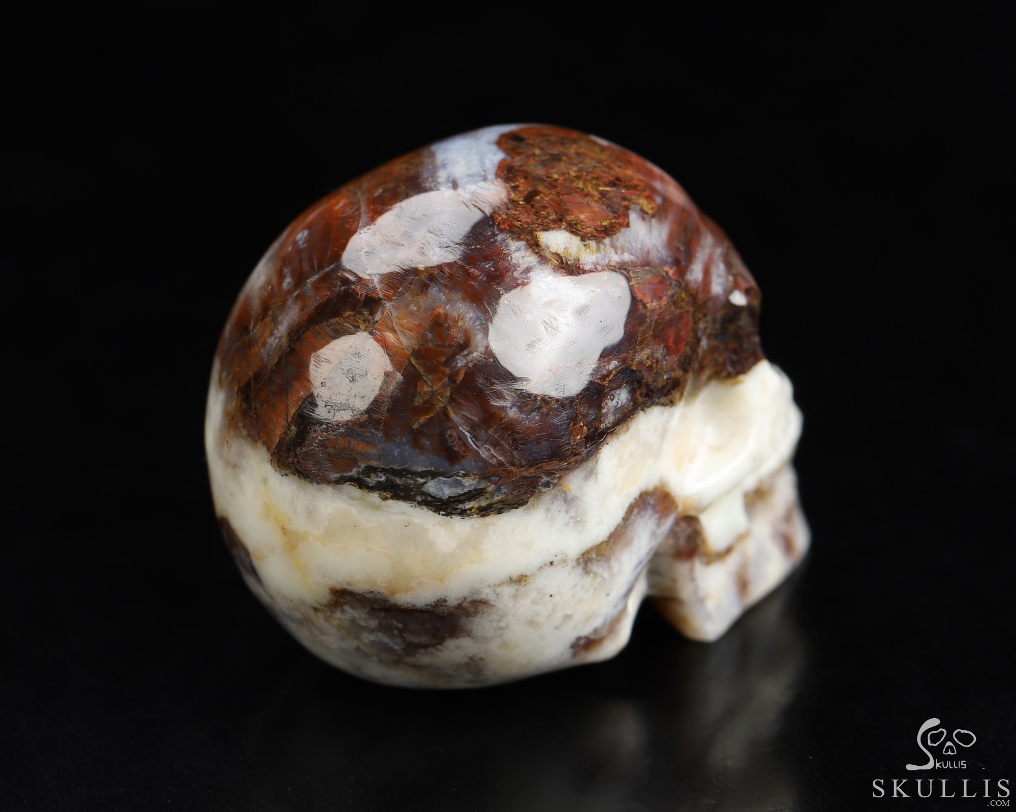 1.5" Pietersite Hand Carved Crystal Skull, Realistic, Crystal Healing 1.5" Pietersite Hand Carved Crystal Skull, Realistic, Crystal Healing