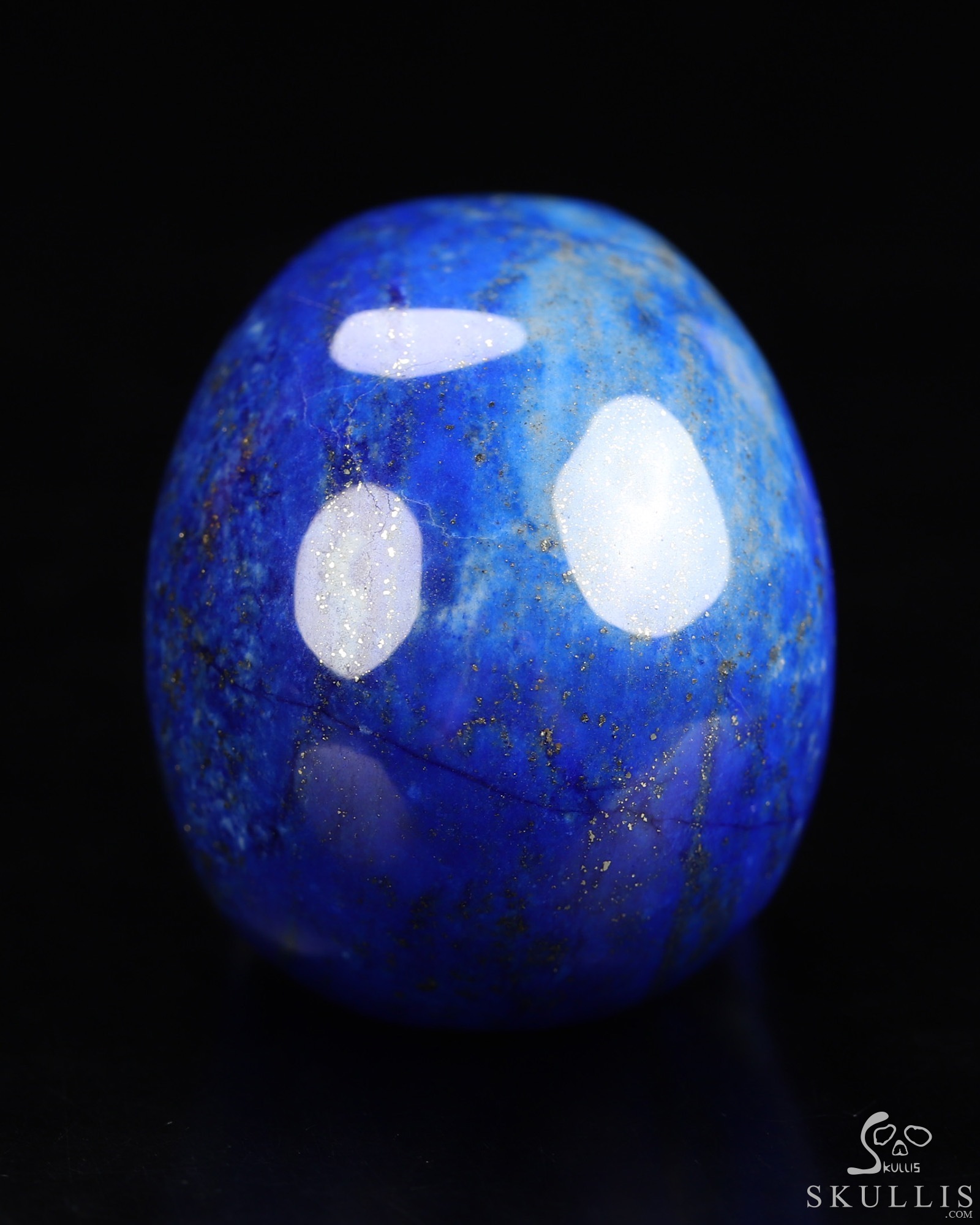 Gemstone 1.9" Lapis Lazuli Hand Carved Crystal Skull, Realistic, Crystal Healing Gemstone 1.9" Lapis Lazuli Hand Carved Crystal Skull, Realistic, Crystal Healing