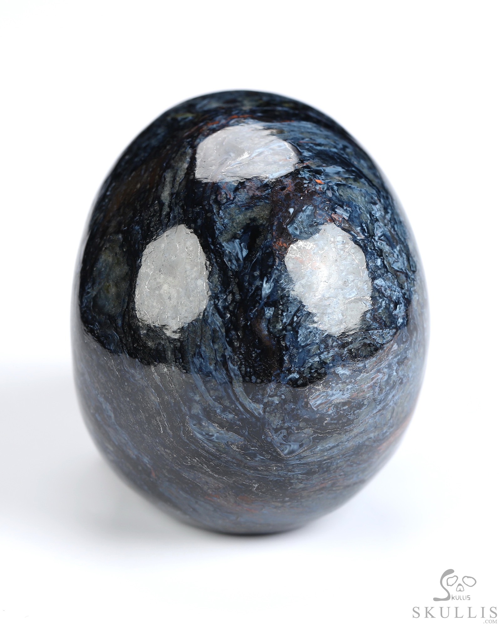 2.0" Pietersite Hand Carved Crystal Skull, Realistic, Crystal Healing 2.0" Pietersite Hand Carved Crystal Skull, Realistic, Crystal Healing