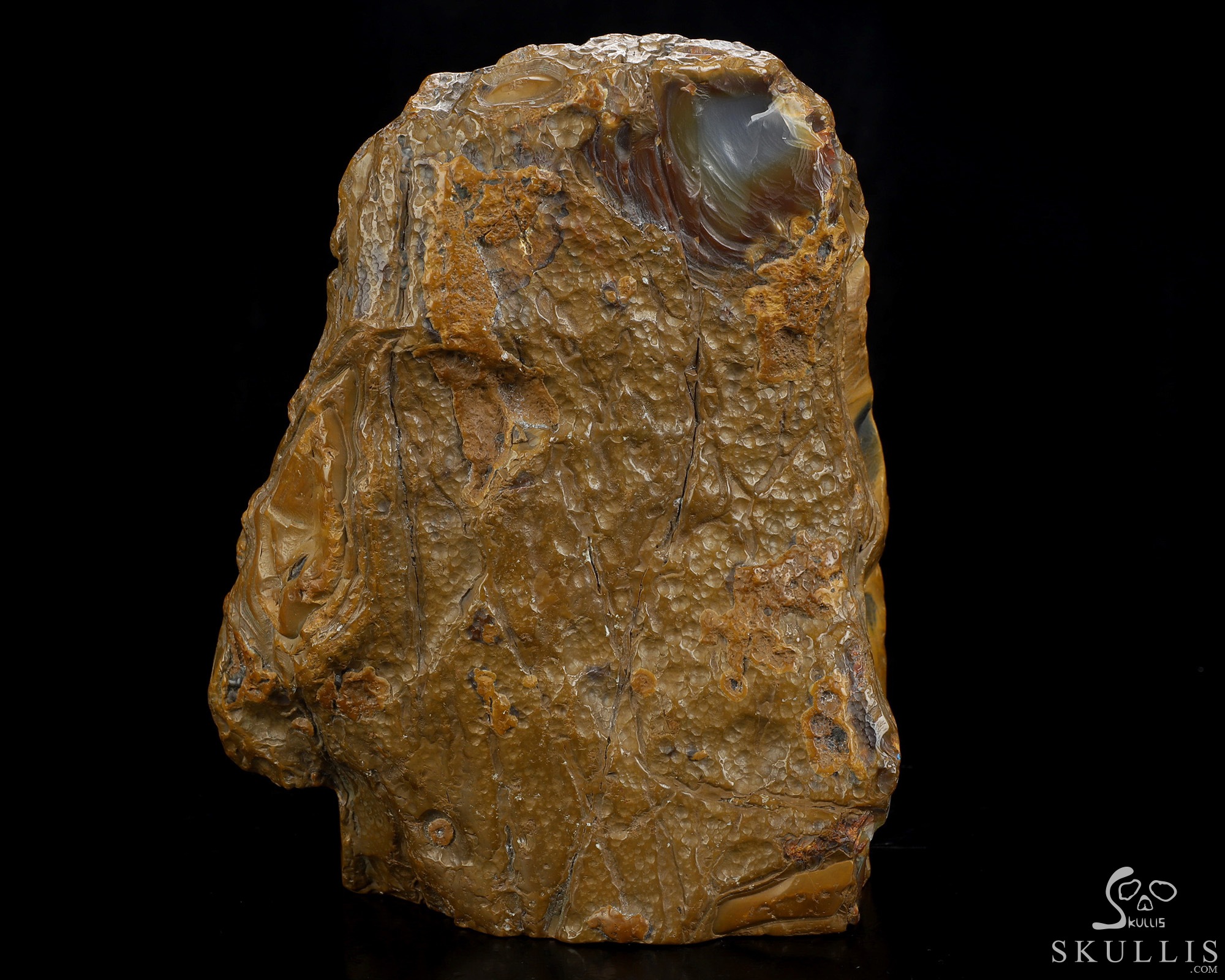 8.0" Agate Hand Carved Crystal Skull Fine Art Sculpture, Crystal Healing 8.0" Agate Hand Carved Crystal Skull Fine Art Sculpture, Crystal Healing