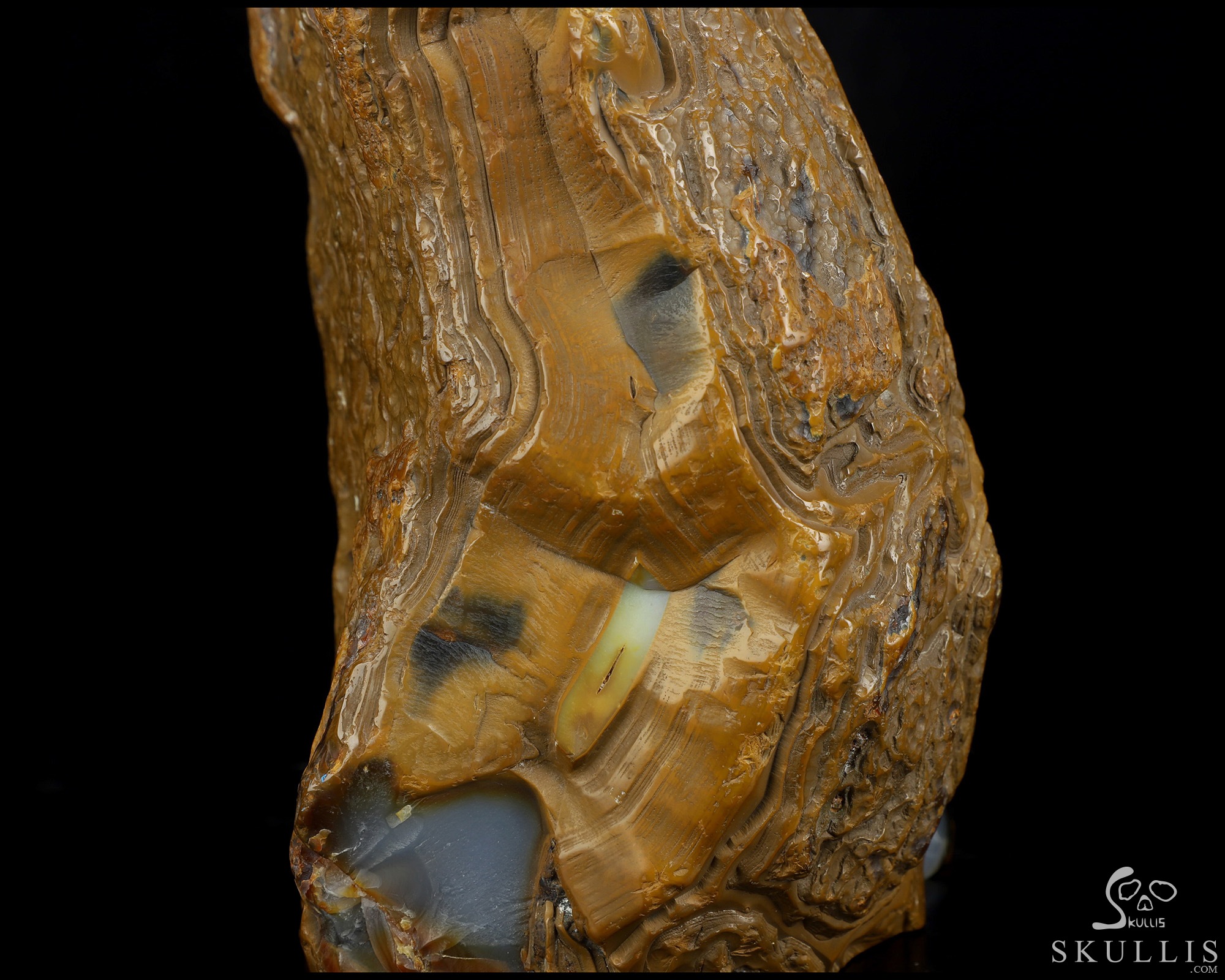 8.0" Agate Hand Carved Crystal Skull Fine Art Sculpture, Crystal Healing 8.0" Agate Hand Carved Crystal Skull Fine Art Sculpture, Crystal Healing