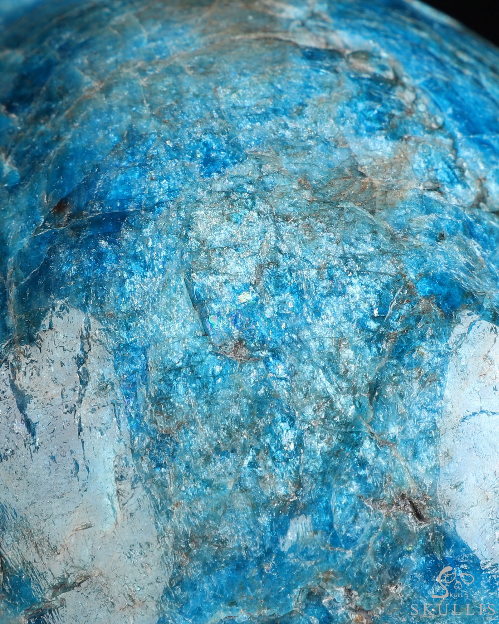 6.5" Blue Apatite Hand Carved Crystal Skull and Lion Fine Art Sculpture, Crystal Healing 6.5" Blue Apatite Hand Carved Crystal Skull and Lion Fine Art Sculpture, Crystal Healing