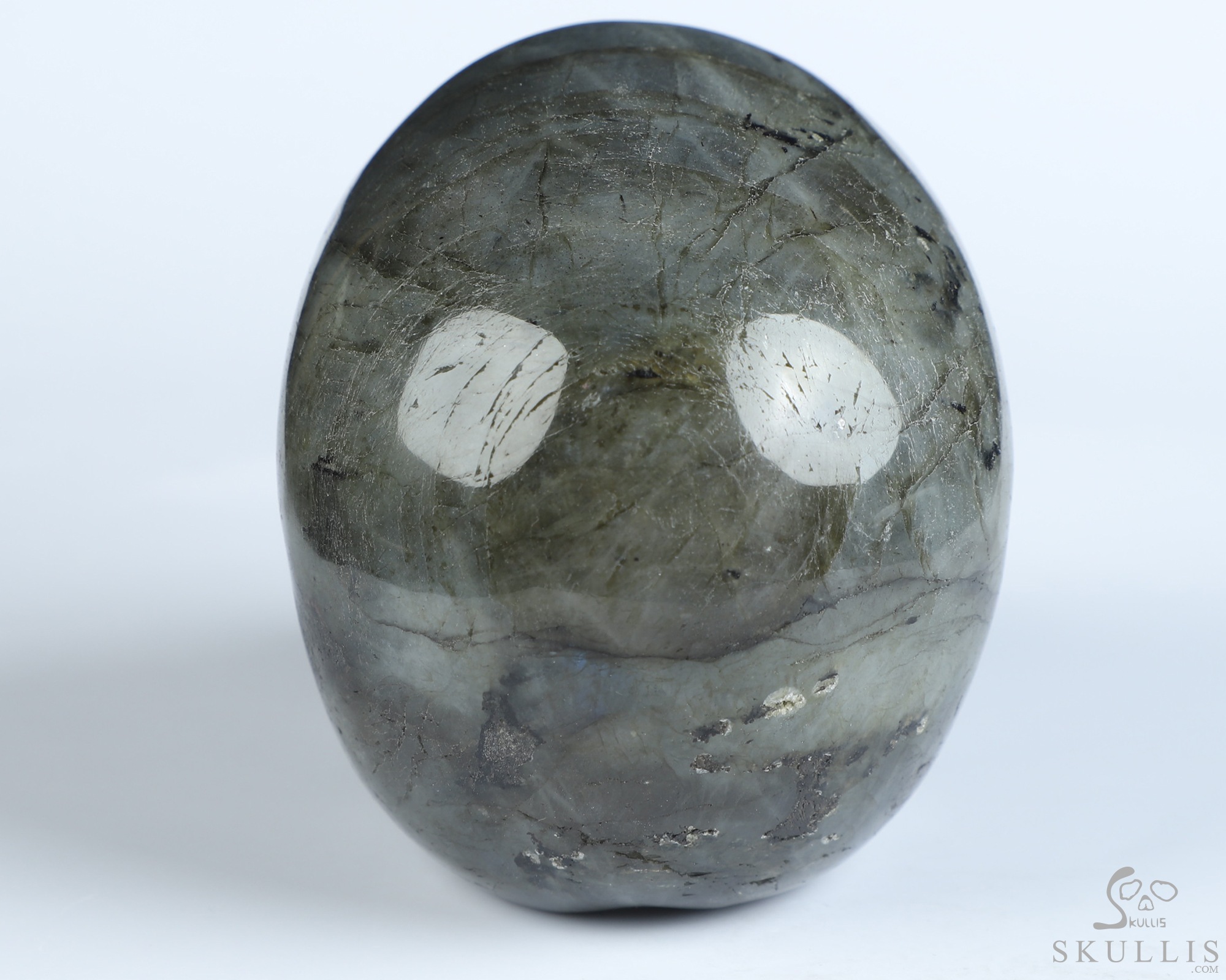 3.9" Labradorite Hand Carved Crystal Skull, Realistic, Crystal Healing 3.9" Labradorite Hand Carved Crystal Skull, Realistic, Crystal Healing