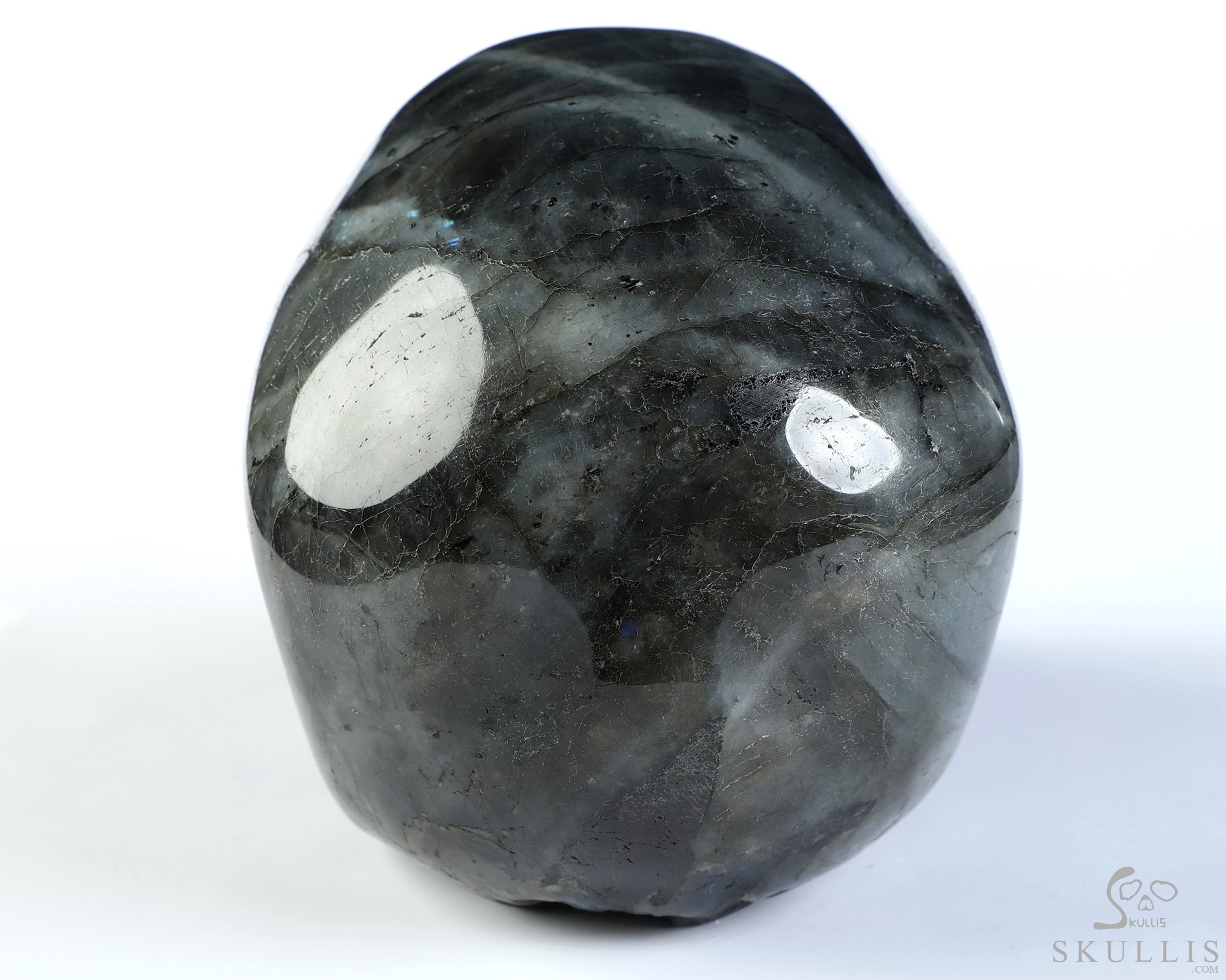 5.0" Labradorite Hand Carved Crystal Skull, Super Realistic, Crystal Healing 5.0" Labradorite Hand Carved Crystal Skull, Super Realistic, Crystal Healing