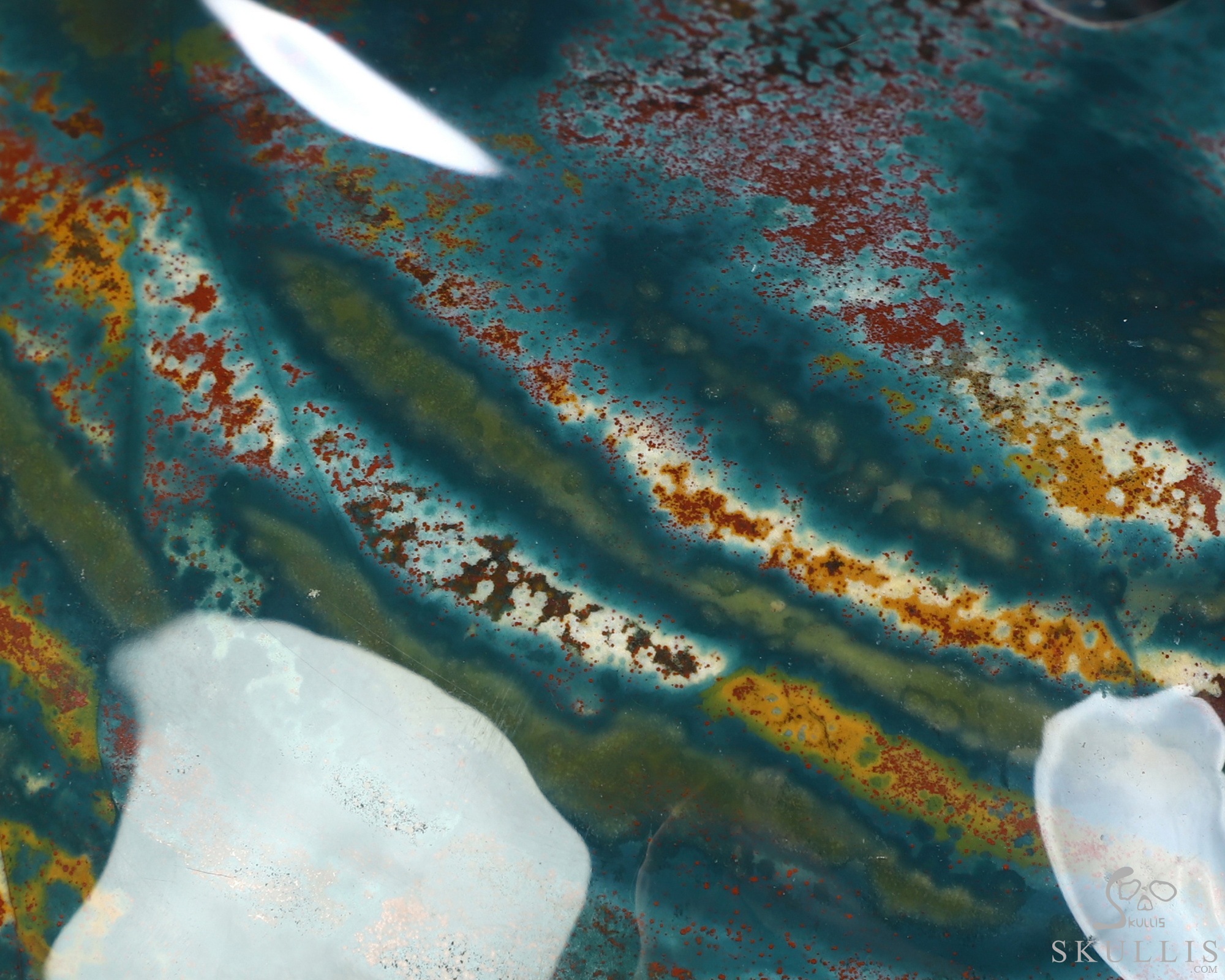 Lifesized 8.0" Bloodstone Hand Carved Crystal Skull, Super Realistic, Crystal Healing Lifesized 8.0" Bloodstone Hand Carved Crystal Skull, Super Realistic, Crystal Healing