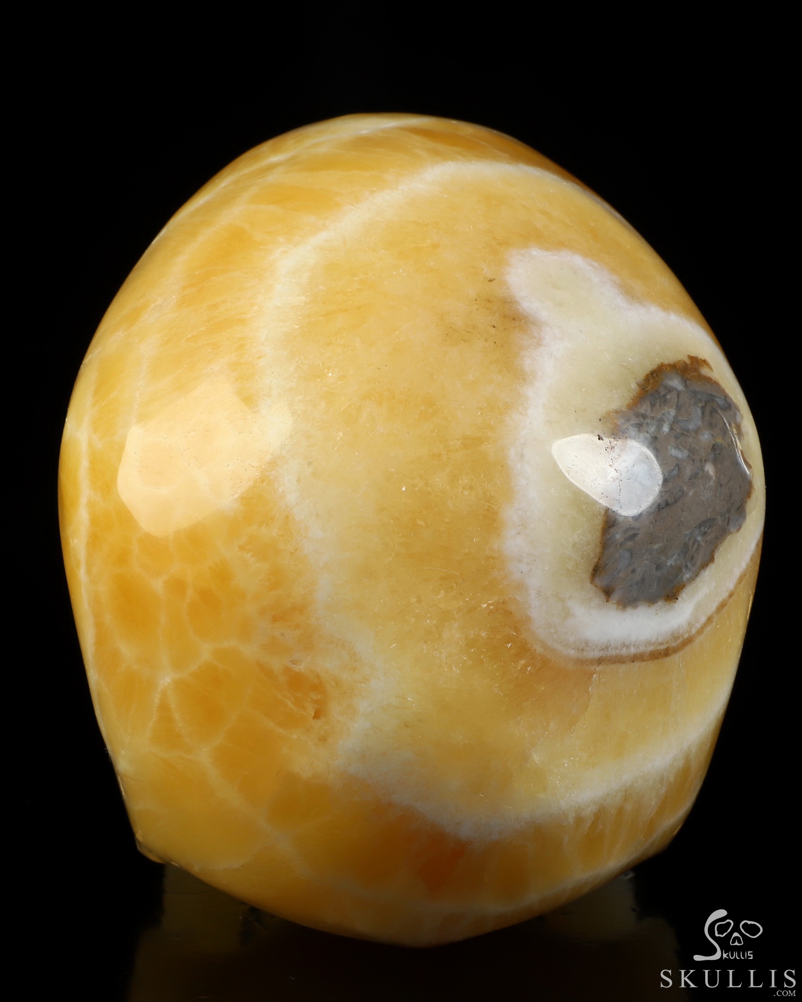 5.0" Beeswax Jade Hand Carved Crystal Skull, Super Realistic, Crystal Healing 5.0" Beeswax Jade Hand Carved Crystal Skull, Super Realistic, Crystal Healing