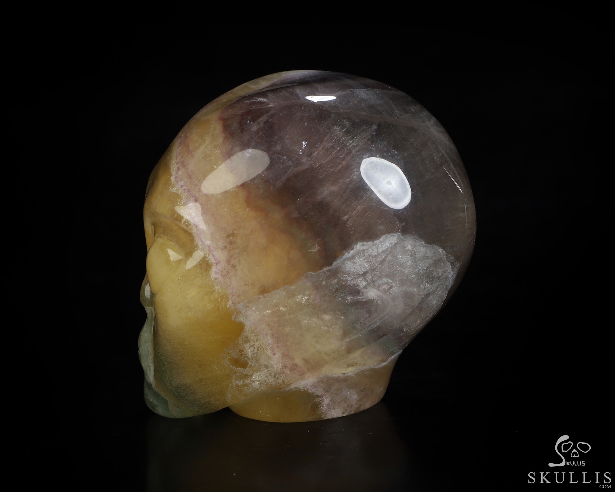 2.0" Fluorite Star Being Female Alien Crystal Skull Companion, Hand Carved Gemstone Fine Art Sculpture, Reiki Healing Stone Statue 2.0" Fluorite Star Being Female Alien Crystal Skull Companion, Hand Carved Gemstone Fine Art Sculpture, Reiki Healing Stone Statue