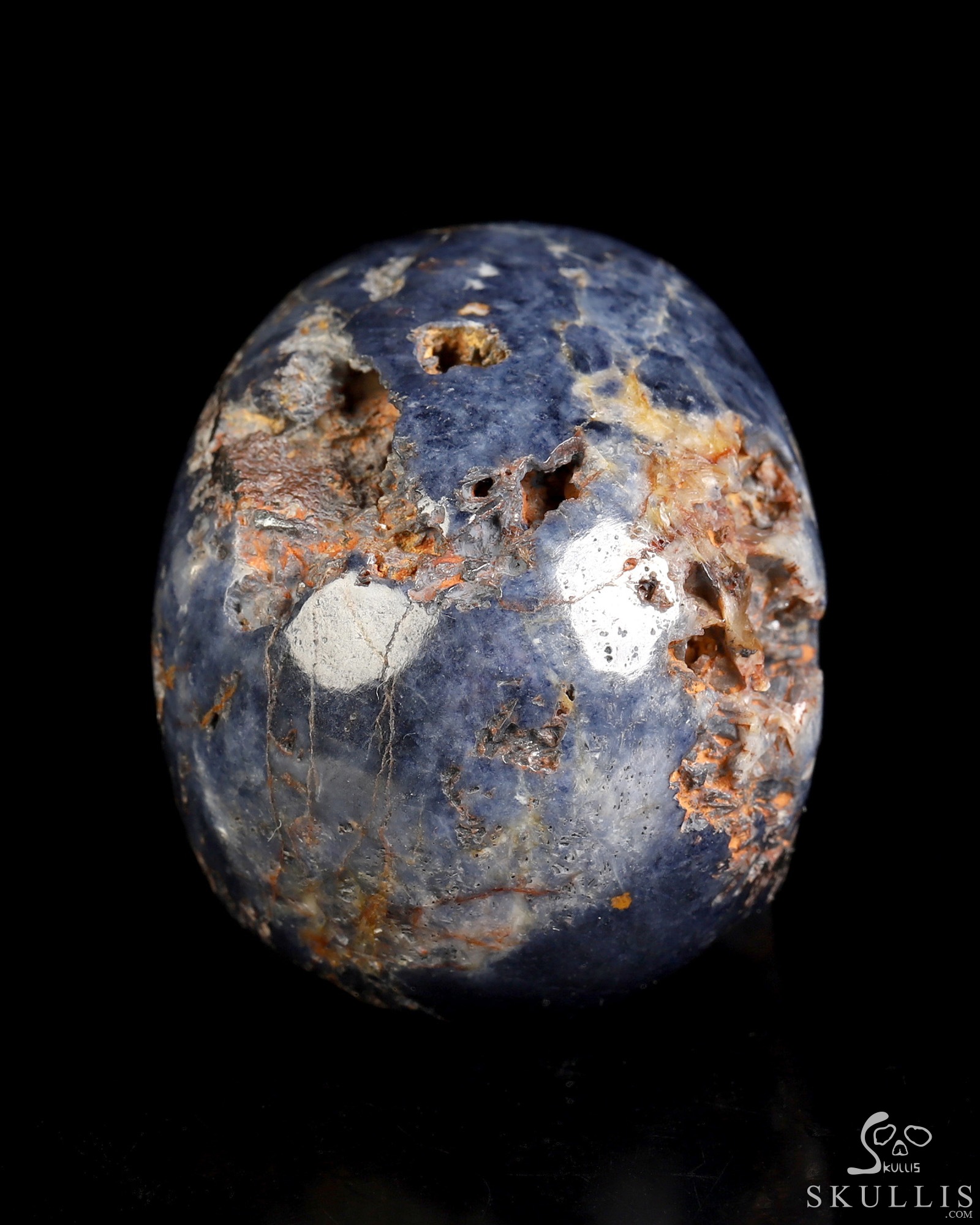 Gemstone 2.0" Sapphire Corundum Hand Carved Crystal Skull, Realistic, Crystal Healing Gemstone 2.0" Sapphire Corundum Hand Carved Crystal Skull, Realistic, Crystal Healing