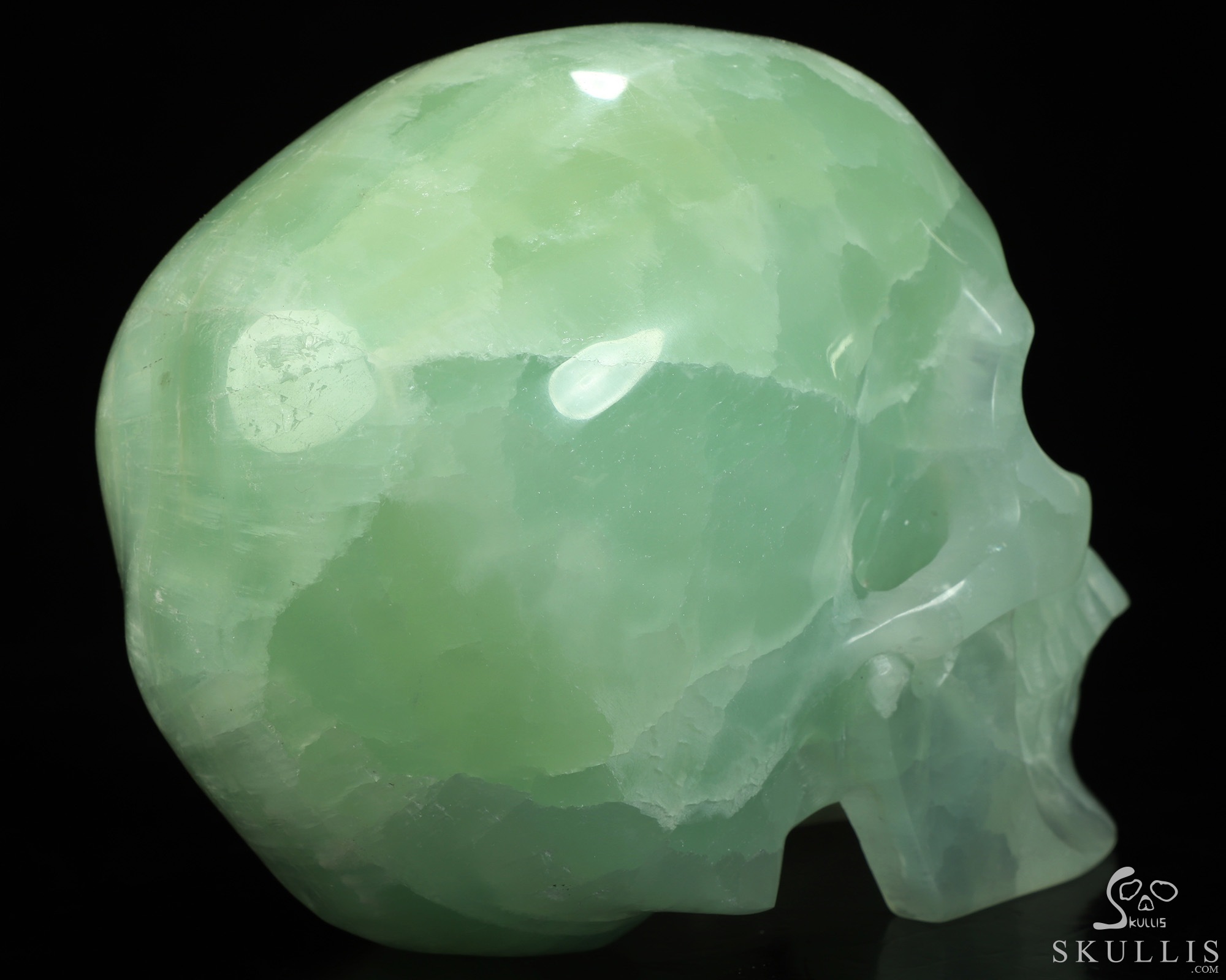 Lifesized 5.9" Picasso Calcite Hand Carved Crystal Skull, Super Realistic, Crystal Healing Lifesized 5.9" Picasso Calcite Hand Carved Crystal Skull, Super Realistic, Crystal Healing