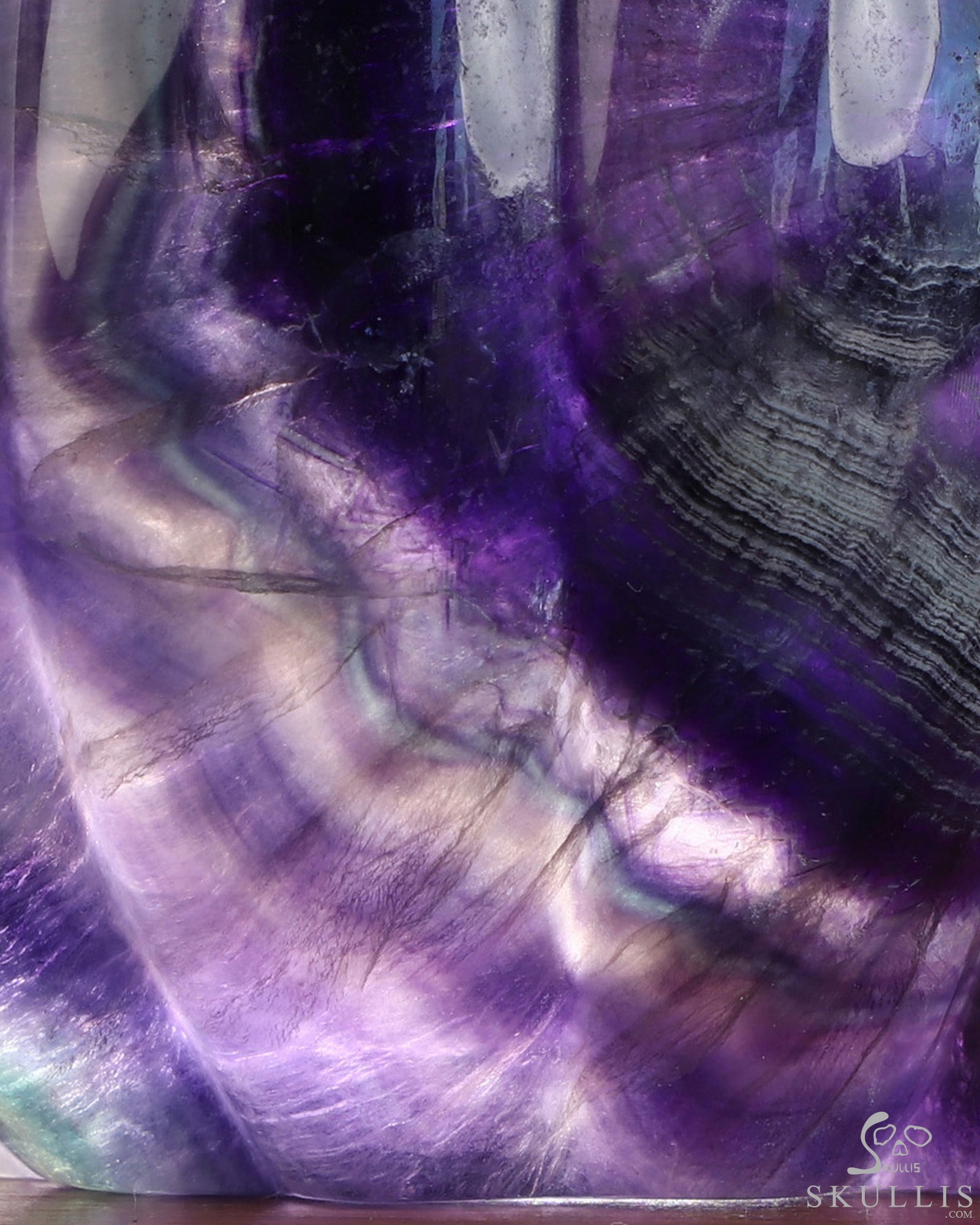 5.2" Fluorite Hand Carved Hollow Crystal Owl Pumpkin Fine Art Sculpture Lamp/Light, Crystal Healing 5.2" Fluorite Hand Carved Hollow Crystal Owl Pumpkin Fine Art Sculpture Lamp/Light, Crystal Healing