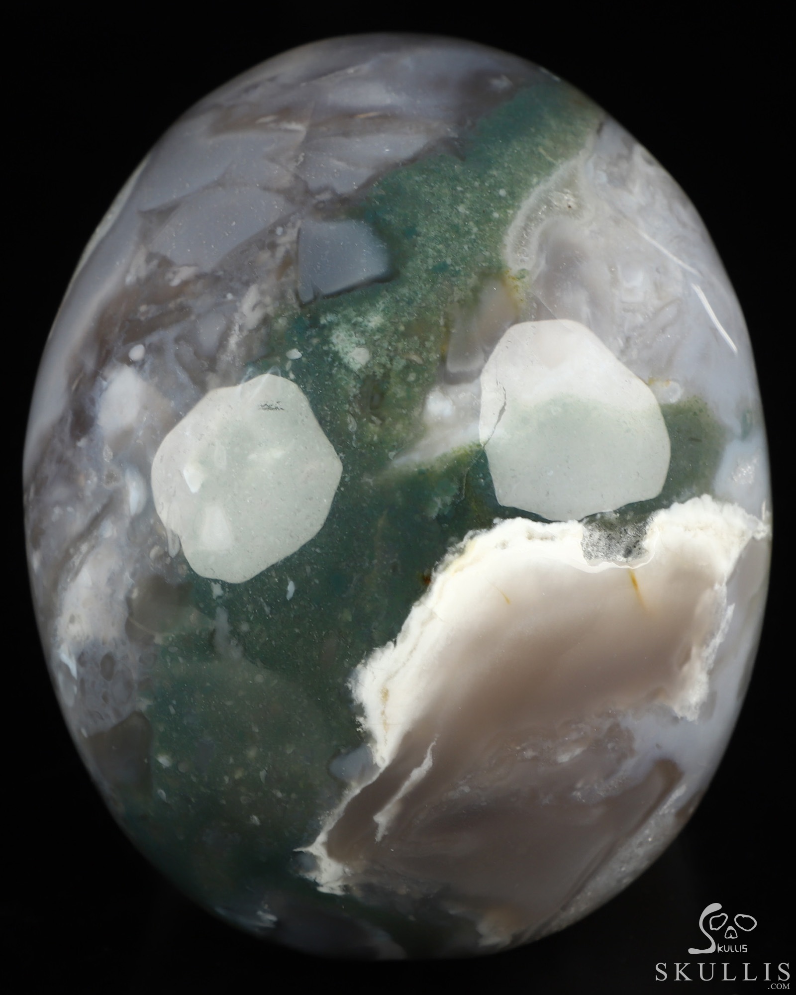 4.9" Agate Hand Carved Crystal Skull, Realistic, Crystal Healing 4.9" Agate Hand Carved Crystal Skull, Realistic, Crystal Healing