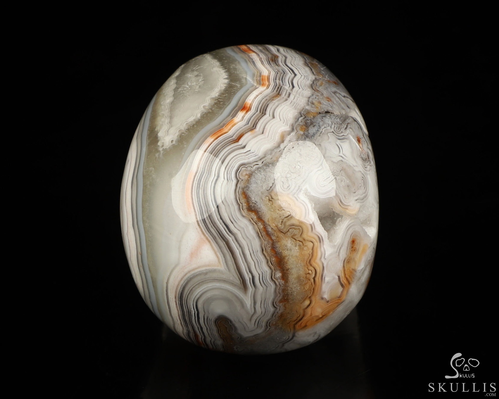 Gemstone 2.0" Red Crazy Lace Agate Hand Carved Crystal Skull, Realistic, Crystal Healing Gemstone 2.0" Red Crazy Lace Agate Hand Carved Crystal Skull, Realistic, Crystal Healing