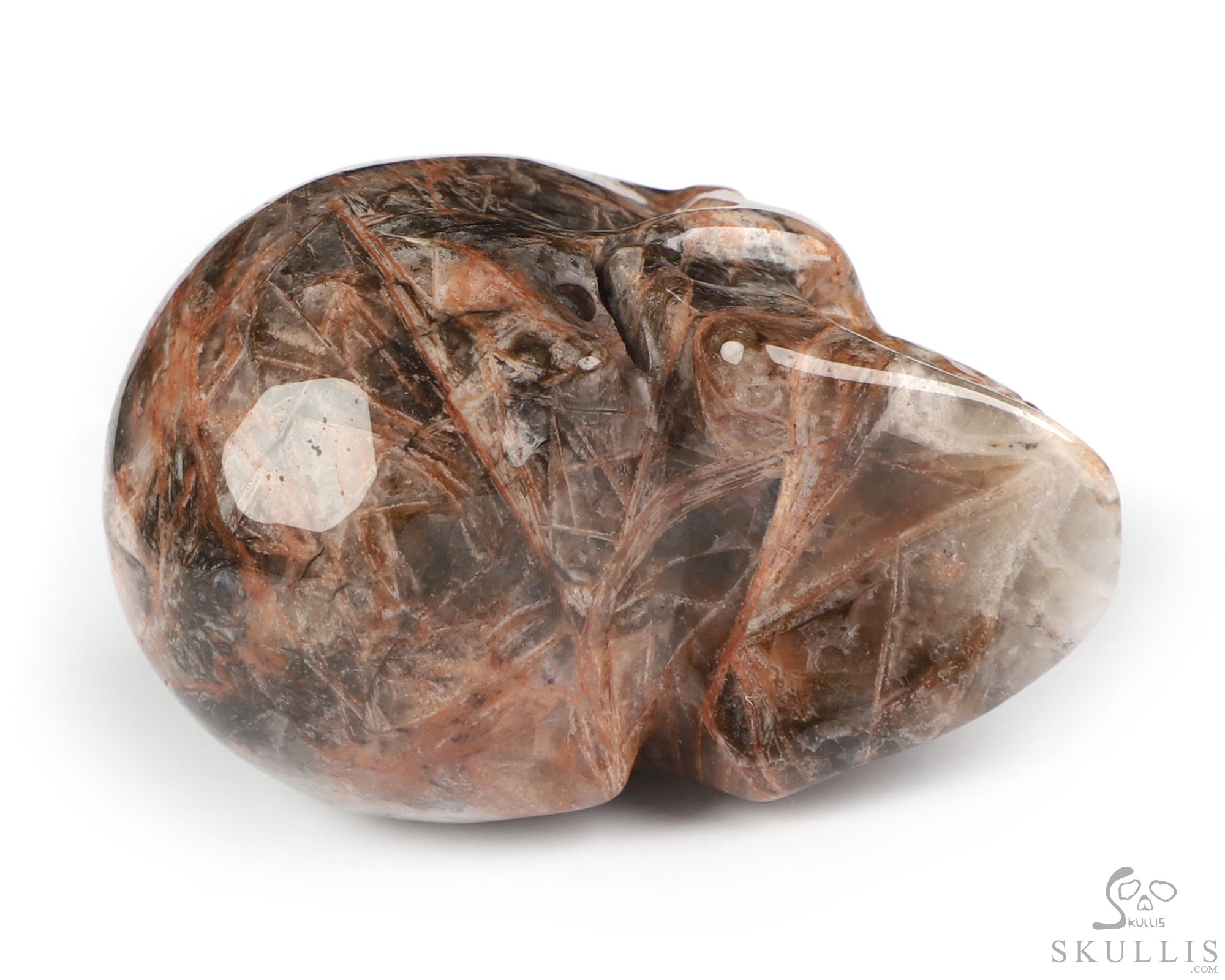 2.0" Red Giraffe Jasper Hand Carved Crystal Skull, Realistic, Crystal Healing 2.0" Red Giraffe Jasper Hand Carved Crystal Skull, Realistic, Crystal Healing