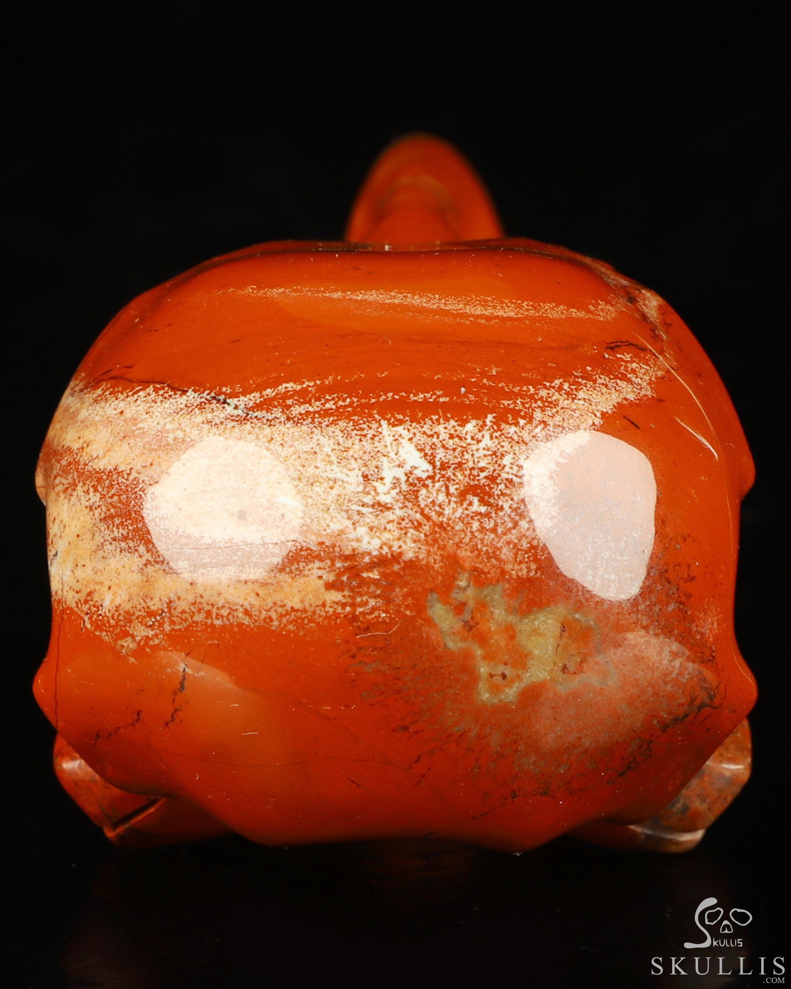 4.8" Red Jasper Hand Carved Raven Crystal Skull Sculpture, Crystal Healing 4.8" Red Jasper Hand Carved Raven Crystal Skull Sculpture, Crystal Healing
