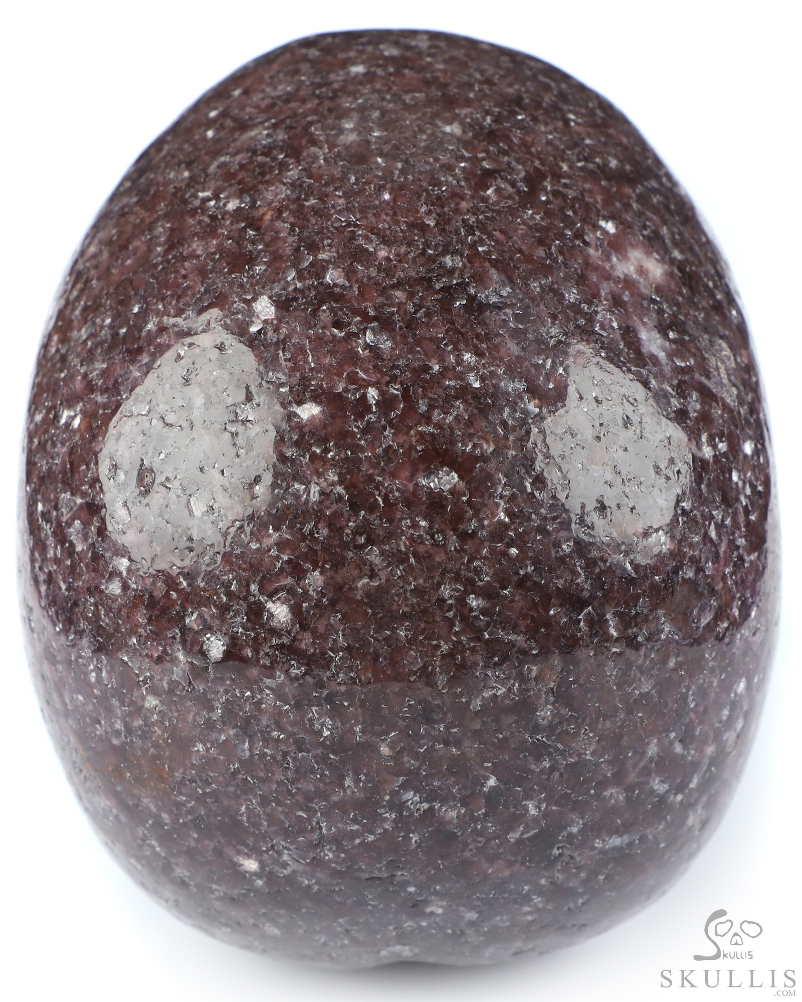 5.2" Lepidolite Hand Carved Singing Crystal Skull Sculpture, Crystal Healing 5.2" Lepidolite Hand Carved Singing Crystal Skull Sculpture, Crystal Healing