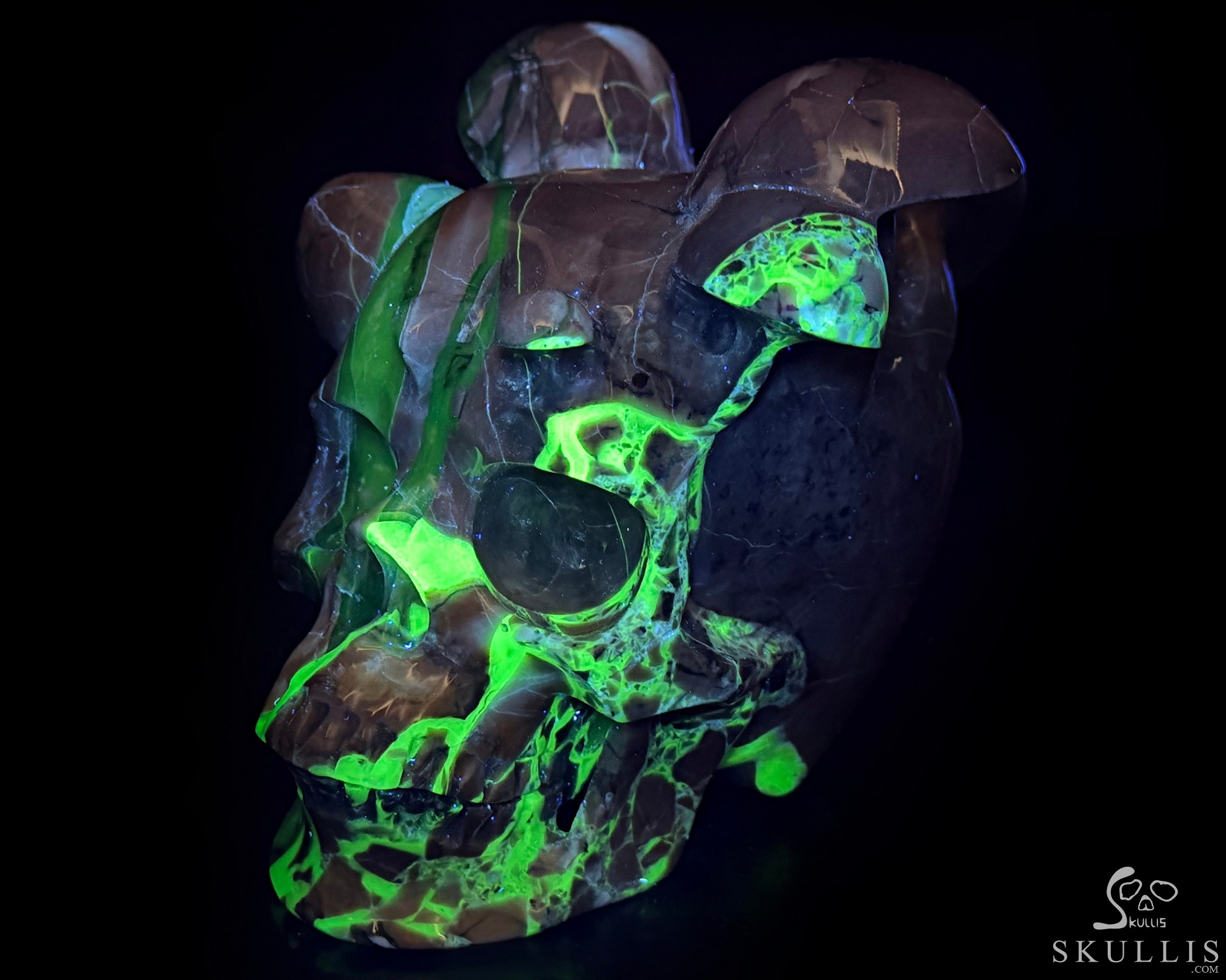 5.2" Dinosaur Egg Agate Hand Carved Mushroom Crystal Skull Sculpture, Crystal Healing 5.2" Dinosaur Egg Agate Hand Carved Mushroom Crystal Skull Sculpture, Crystal Healing