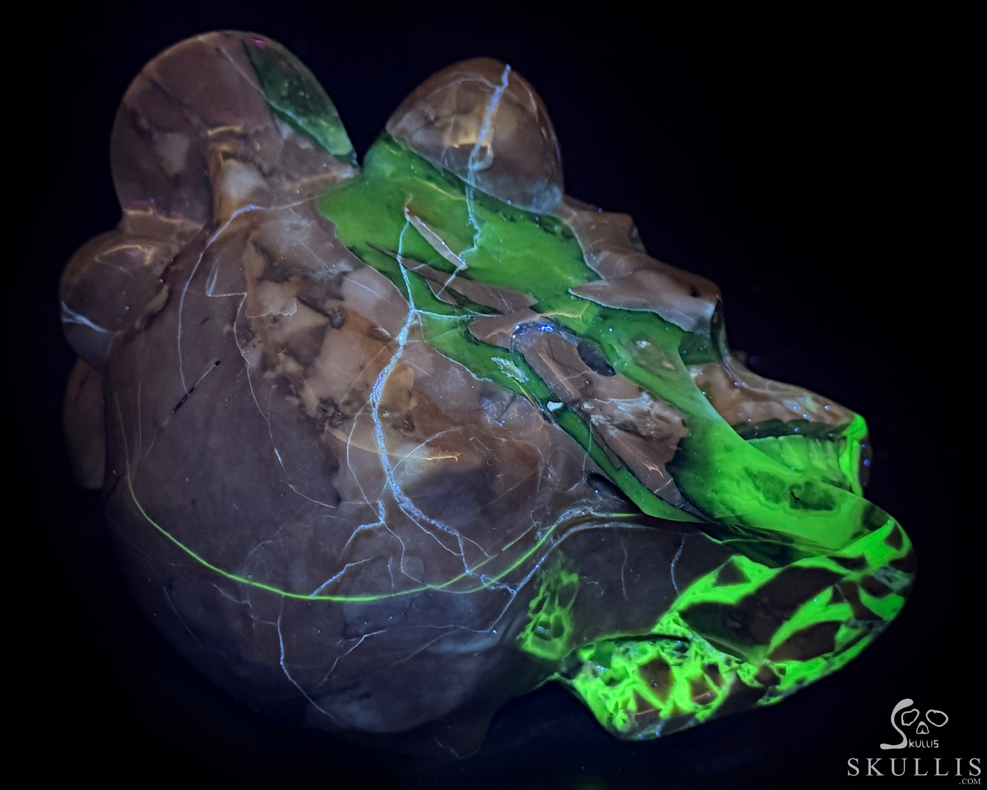 5.2" Dinosaur Egg Agate Hand Carved Mushroom Crystal Skull Sculpture, Crystal Healing 5.2" Dinosaur Egg Agate Hand Carved Mushroom Crystal Skull Sculpture, Crystal Healing