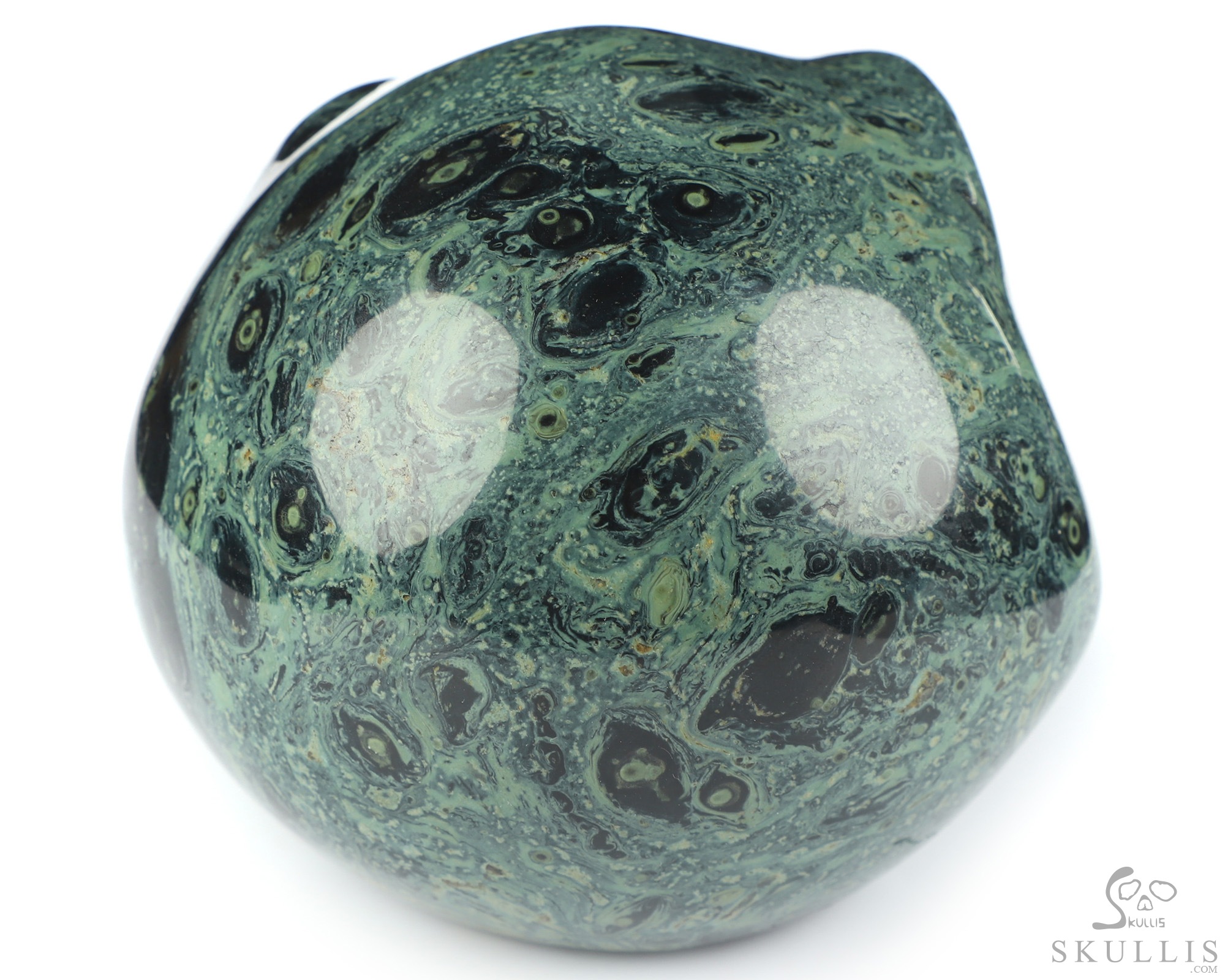 3.9" Kambaba Jasper Hand Carved Jack Crystal Skull Sculpture, Crystal Healing 3.9" Kambaba Jasper Hand Carved Jack Crystal Skull Sculpture, Crystal Healing