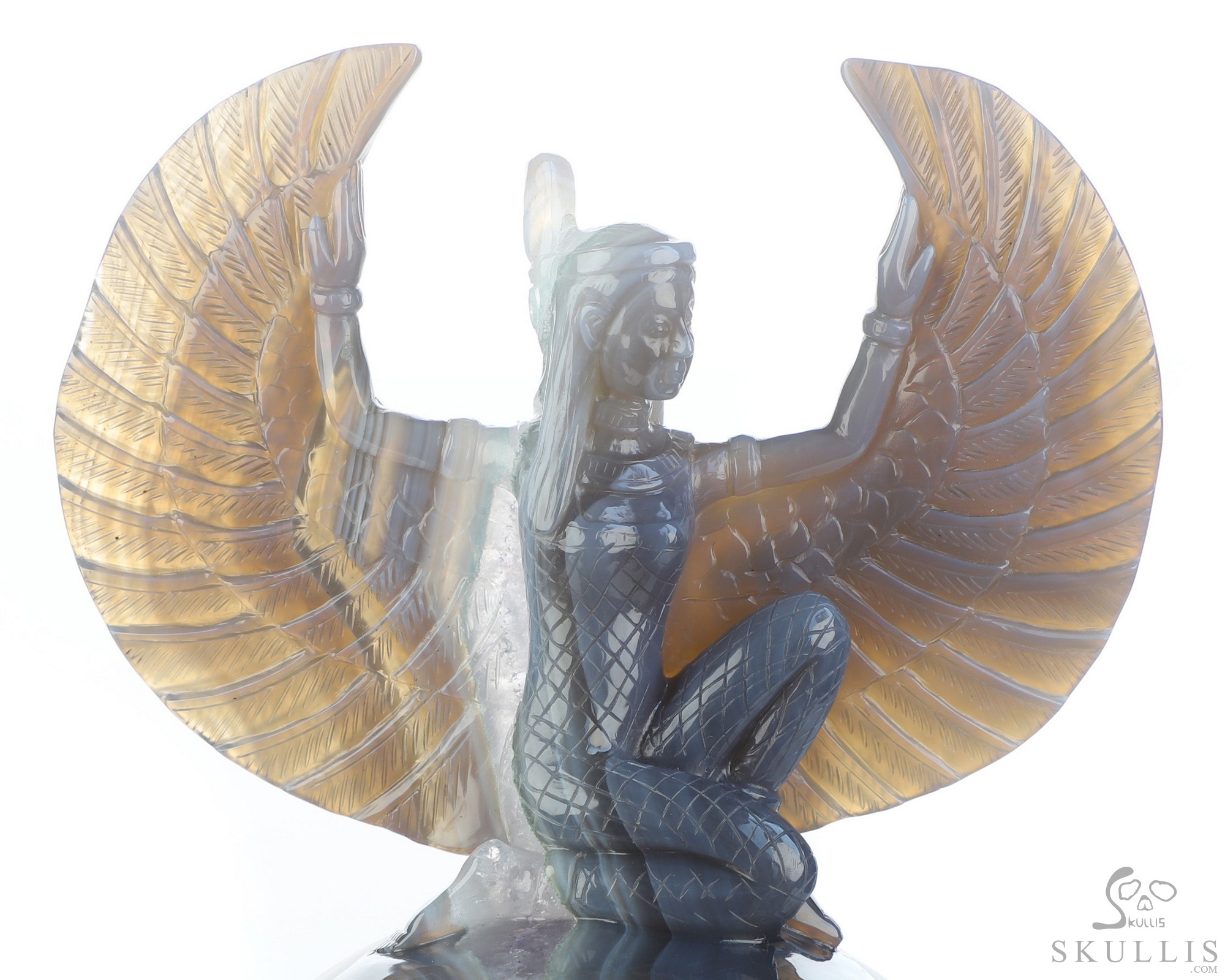 June 8, 2026 ACSAD (A Crystal Skull a Day) - The Breath of Isis - 8.5" Amethyst Geode Agate Goddess Isis on Crystal Skull Sculpture, Crystal Healing June 8, 2026 ACSAD (A Crystal Skull a Day) - The Breath of Isis - 8.5" Amethyst Geode Agate Goddess Isis on Crystal Skull Sculpture, Crystal Healing