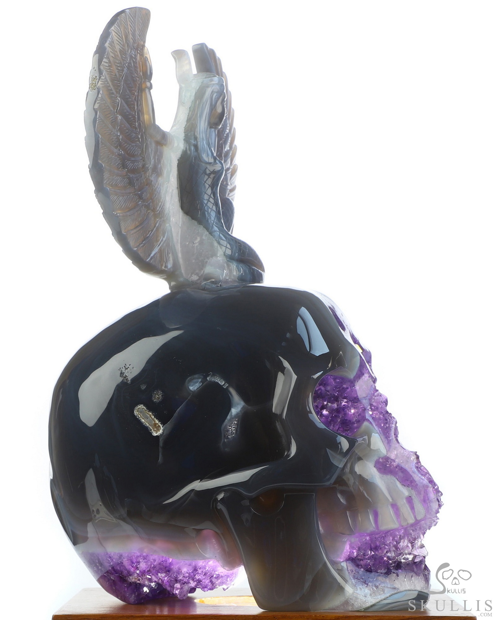 June 8, 2026 ACSAD (A Crystal Skull a Day) - The Breath of Isis - 8.5" Amethyst Geode Agate Goddess Isis on Crystal Skull Sculpture, Crystal Healing June 8, 2026 ACSAD (A Crystal Skull a Day) - The Breath of Isis - 8.5" Amethyst Geode Agate Goddess Isis on Crystal Skull Sculpture, Crystal Healing