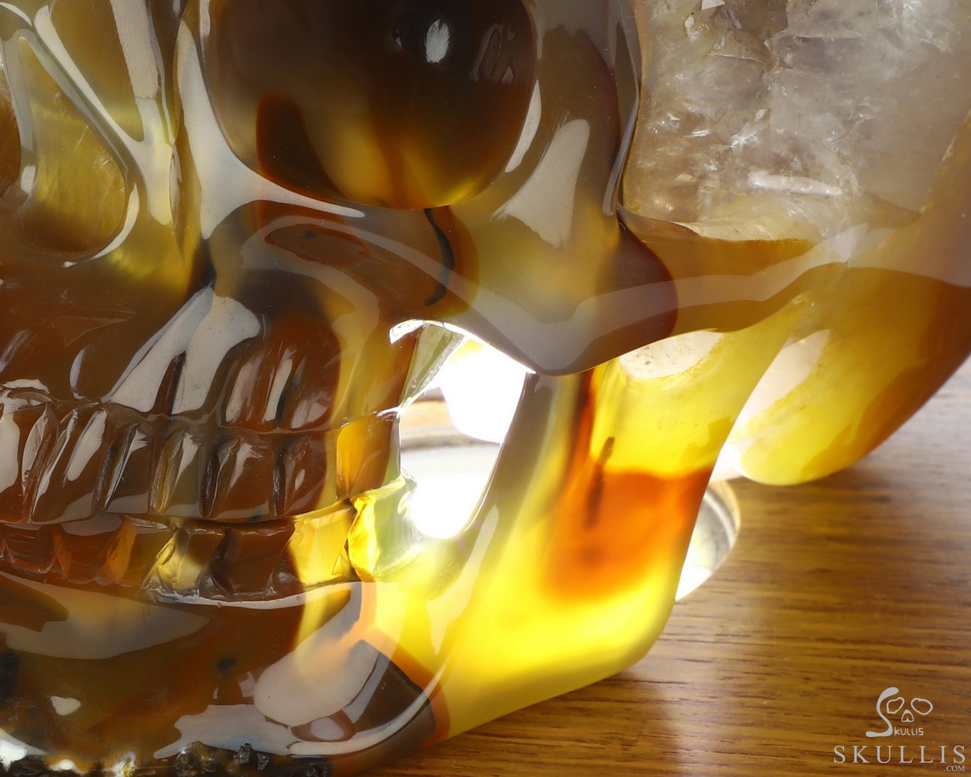 June 10, 2026 ACSAD (A Crystal Skull a Day) - Horus’s Horizon - 7.9" Premium Brazilian Agate Eye of Horus on Crystal Skull Fine Art Sculpture, Crystal Healing June 10, 2026 ACSAD (A Crystal Skull a Day) - Horus’s Horizon - 7.9" Premium Brazilian Agate Eye of Horus on Crystal Skull Fine Art Sculpture, Crystal Healing