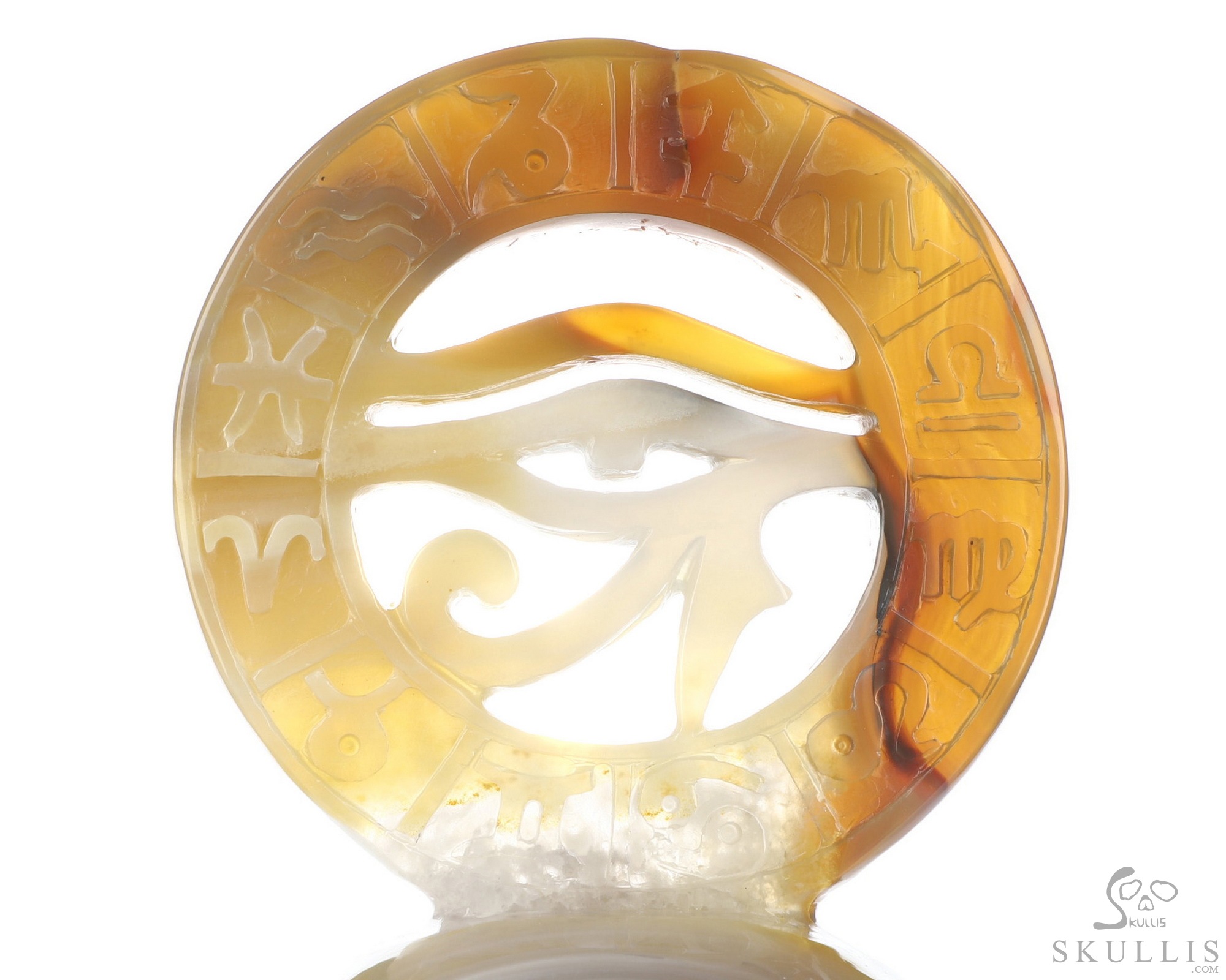 June 10, 2026 ACSAD (A Crystal Skull a Day) - Horus’s Horizon - 7.9" Premium Brazilian Agate Eye of Horus on Crystal Skull Fine Art Sculpture, Crystal Healing June 10, 2026 ACSAD (A Crystal Skull a Day) - Horus’s Horizon - 7.9" Premium Brazilian Agate Eye of Horus on Crystal Skull Fine Art Sculpture, Crystal Healing