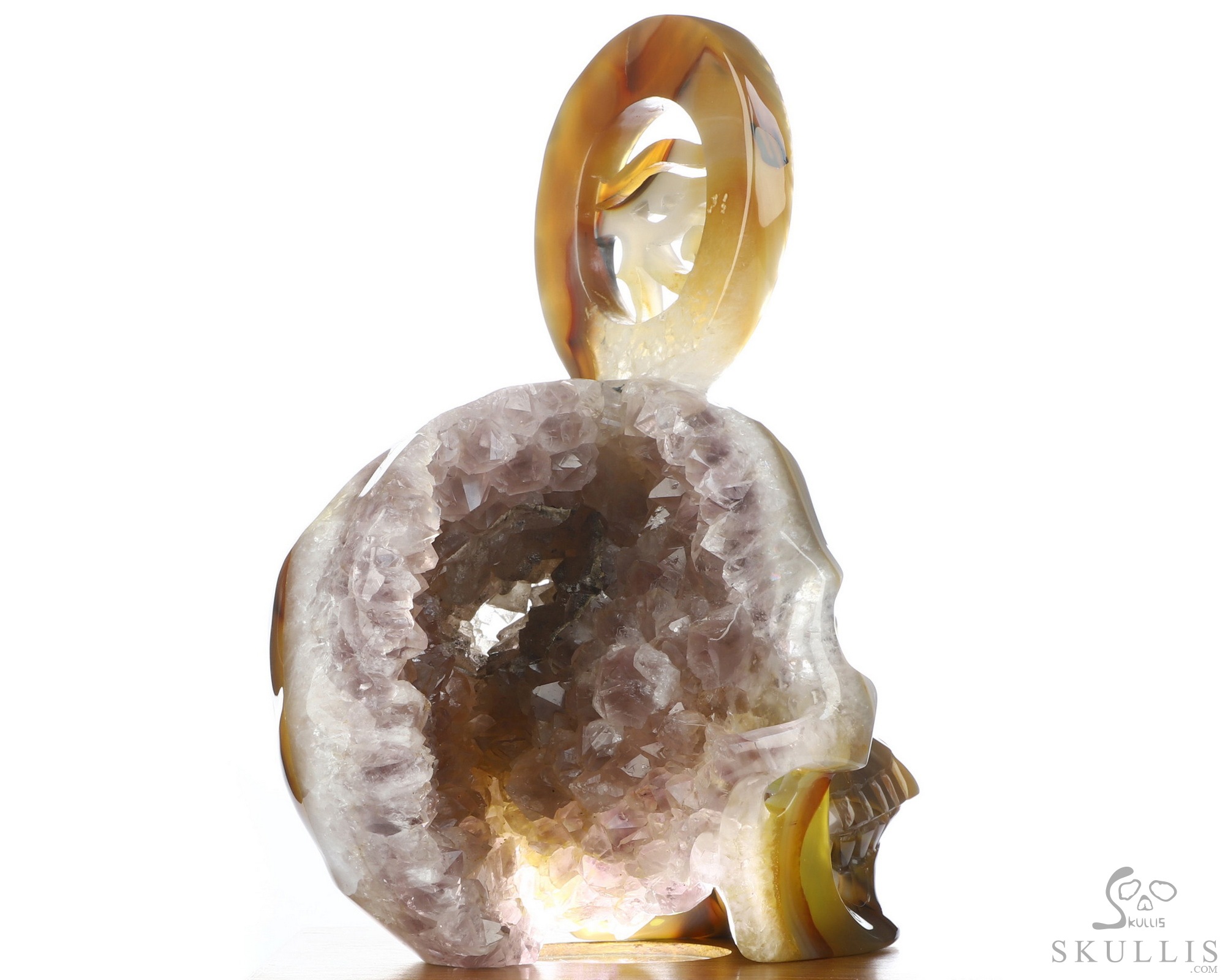June 10, 2026 ACSAD (A Crystal Skull a Day) - Horus’s Horizon - 7.9" Premium Brazilian Agate Eye of Horus on Crystal Skull Fine Art Sculpture, Crystal Healing June 10, 2026 ACSAD (A Crystal Skull a Day) - Horus’s Horizon - 7.9" Premium Brazilian Agate Eye of Horus on Crystal Skull Fine Art Sculpture, Crystal Healing