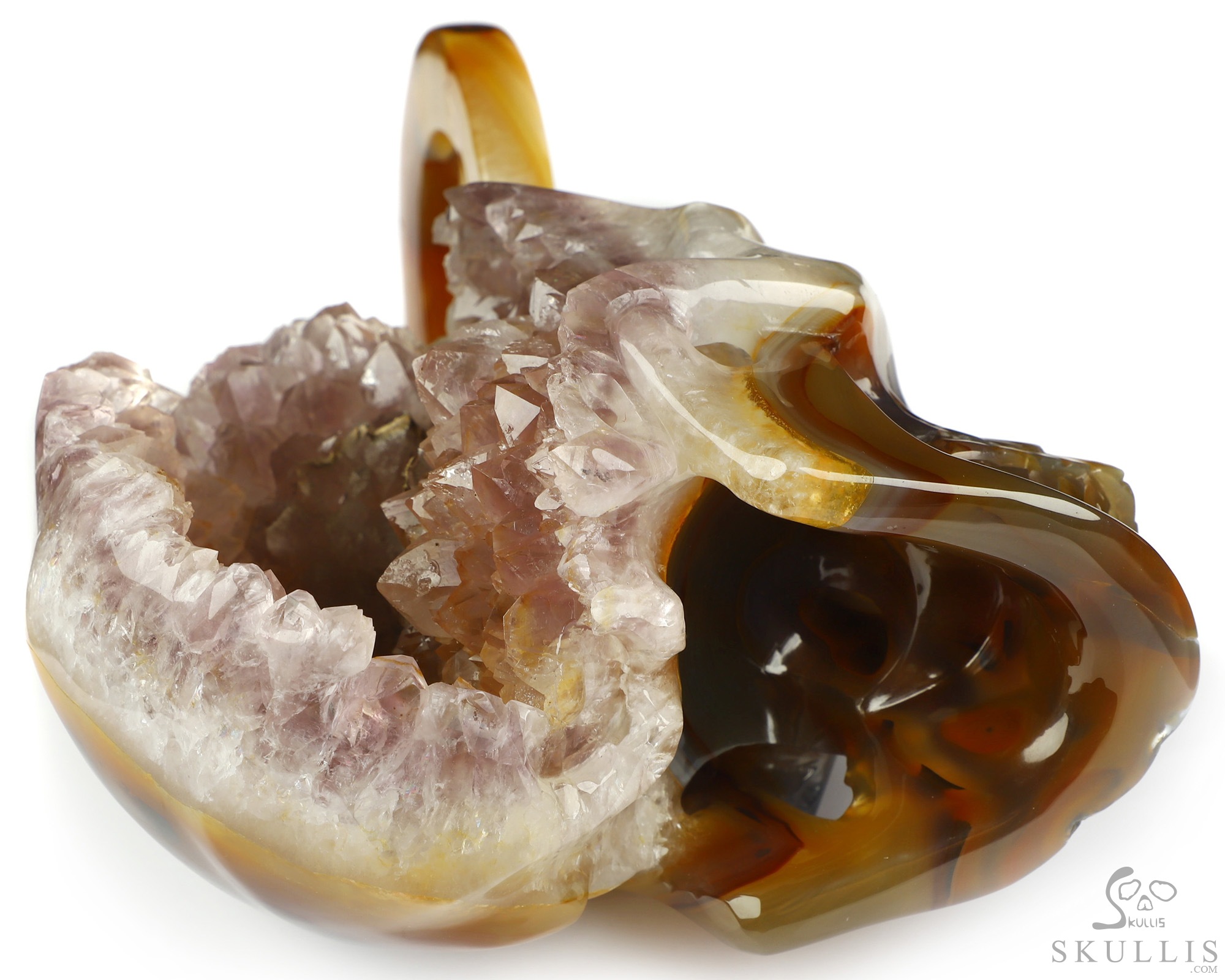 June 10, 2026 ACSAD (A Crystal Skull a Day) - Horus’s Horizon - 7.9" Premium Brazilian Agate Eye of Horus on Crystal Skull Fine Art Sculpture, Crystal Healing June 10, 2026 ACSAD (A Crystal Skull a Day) - Horus’s Horizon - 7.9" Premium Brazilian Agate Eye of Horus on Crystal Skull Fine Art Sculpture, Crystal Healing