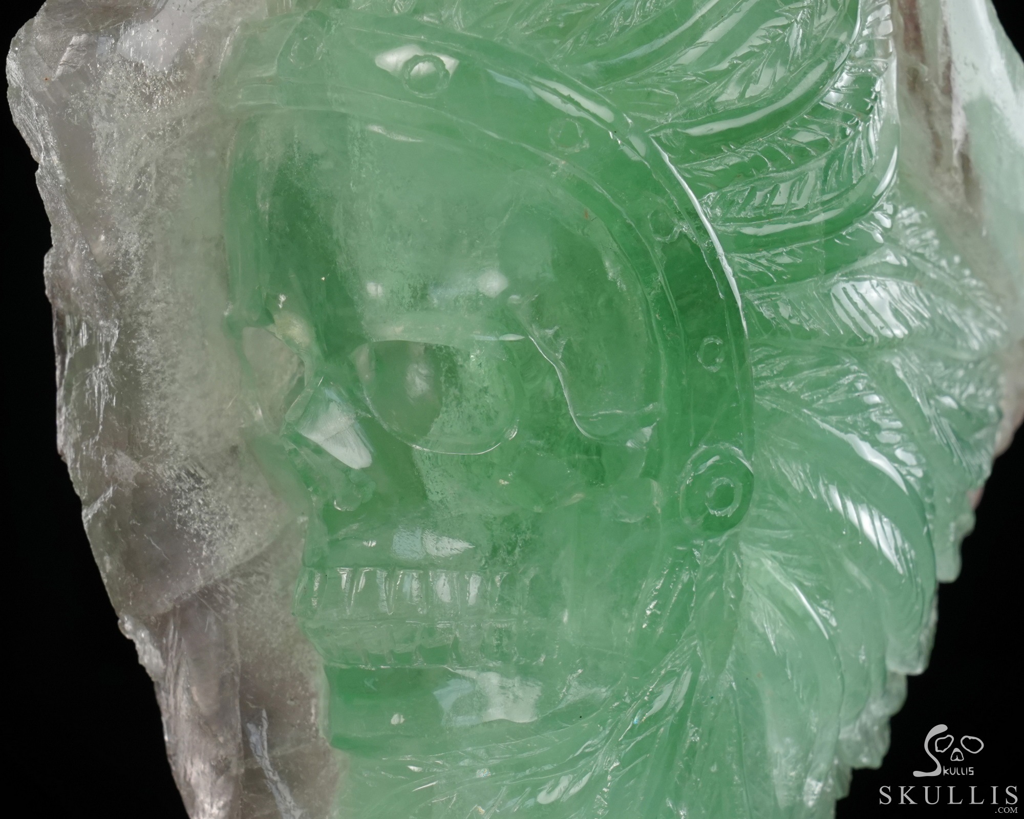 June 22, 2026 ACSAD (A Crystal Skull a Day) - The Unworn Crest - 6.2" Carved Fluorite Indian Crystal Skull Fine Art Sculpture June 22, 2026 ACSAD (A Crystal Skull a Day) - The Unworn Crest - 6.2" Carved Fluorite Indian Crystal Skull Fine Art Sculpture