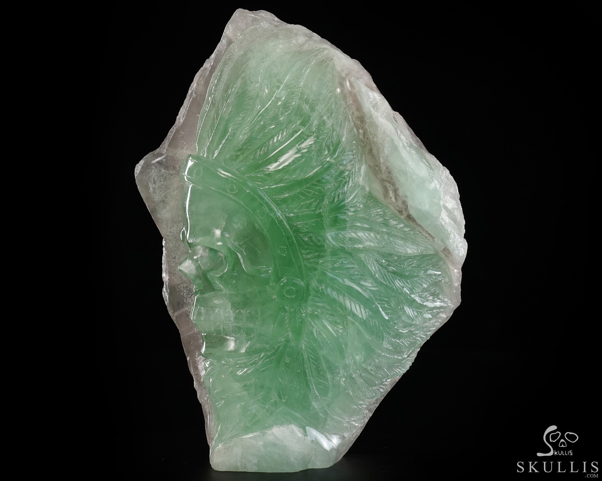 June 22, 2026 ACSAD (A Crystal Skull a Day) - The Unworn Crest - 6.2" Carved Fluorite Indian Crystal Skull Fine Art Sculpture June 22, 2026 ACSAD (A Crystal Skull a Day) - The Unworn Crest - 6.2" Carved Fluorite Indian Crystal Skull Fine Art Sculpture