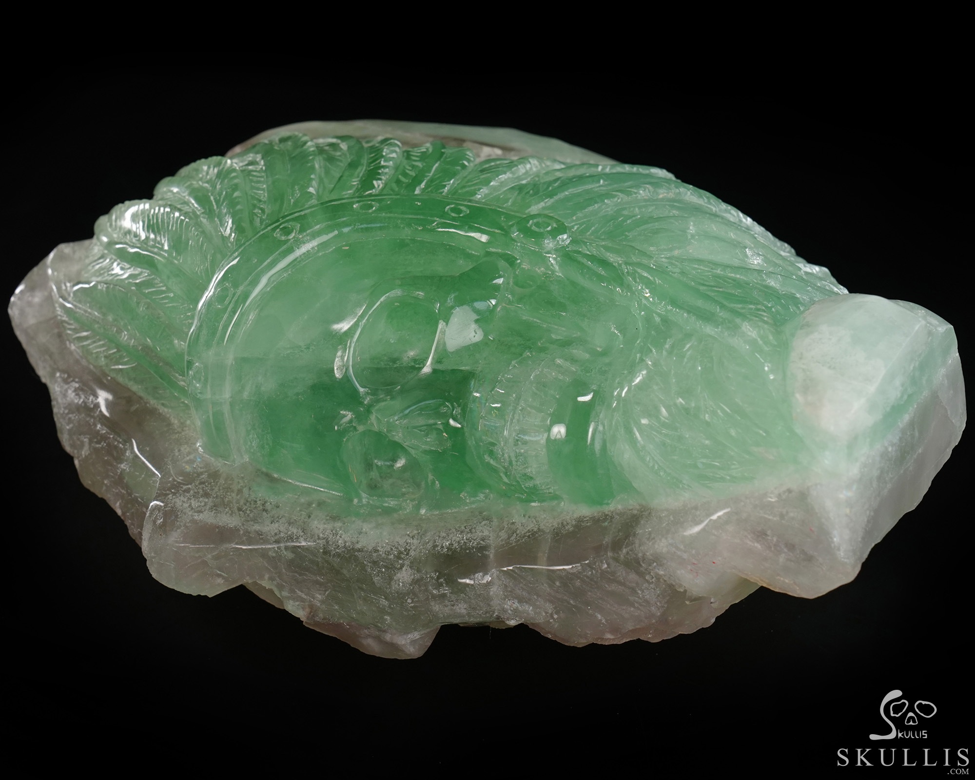 June 22, 2026 ACSAD (A Crystal Skull a Day) - The Unworn Crest - 6.2" Carved Fluorite Indian Crystal Skull Fine Art Sculpture June 22, 2026 ACSAD (A Crystal Skull a Day) - The Unworn Crest - 6.2" Carved Fluorite Indian Crystal Skull Fine Art Sculpture