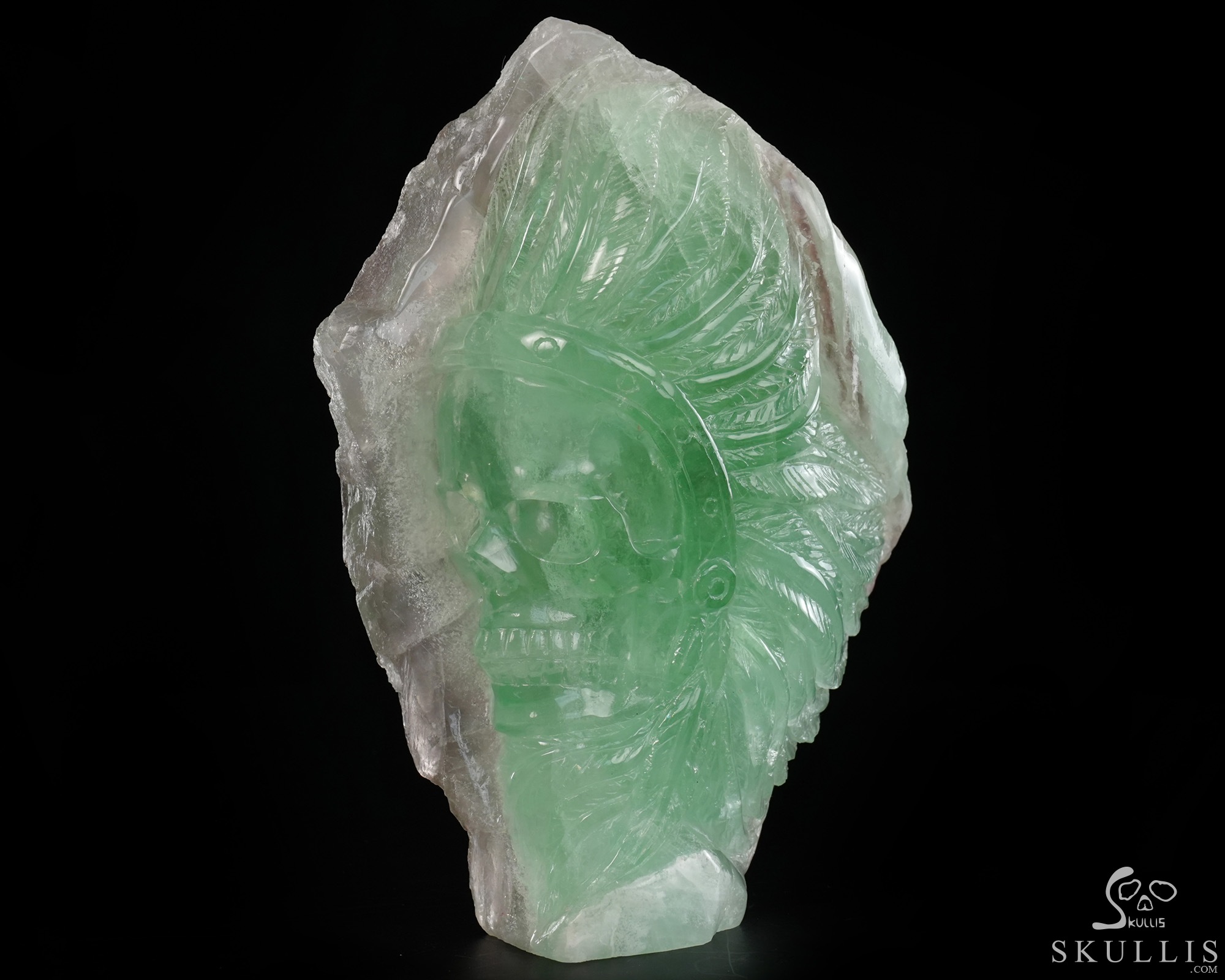 June 22, 2026 ACSAD (A Crystal Skull a Day) - The Unworn Crest - 6.2" Carved Fluorite Indian Crystal Skull Fine Art Sculpture June 22, 2026 ACSAD (A Crystal Skull a Day) - The Unworn Crest - 6.2" Carved Fluorite Indian Crystal Skull Fine Art Sculpture