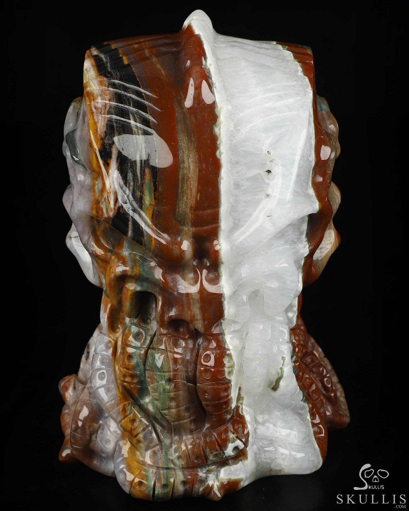 5.9" Indian Agate Hand Carved Crystal Octopus Sculpture, Crystal Healing 5.9" Indian Agate Hand Carved Crystal Octopus Sculpture, Crystal Healing