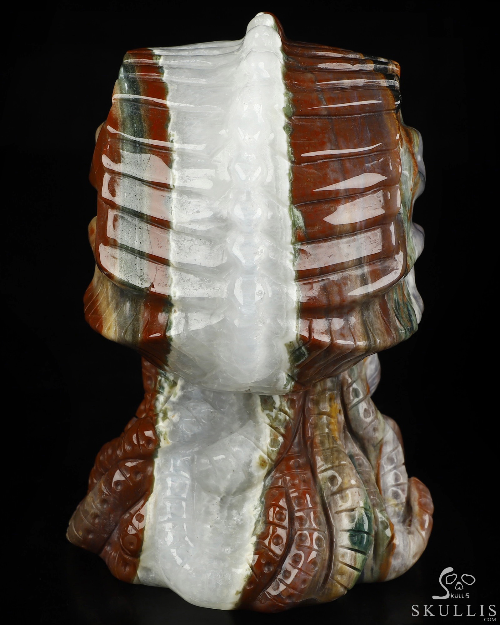 5.9" Indian Agate Hand Carved Crystal Octopus Sculpture, Crystal Healing 5.9" Indian Agate Hand Carved Crystal Octopus Sculpture, Crystal Healing