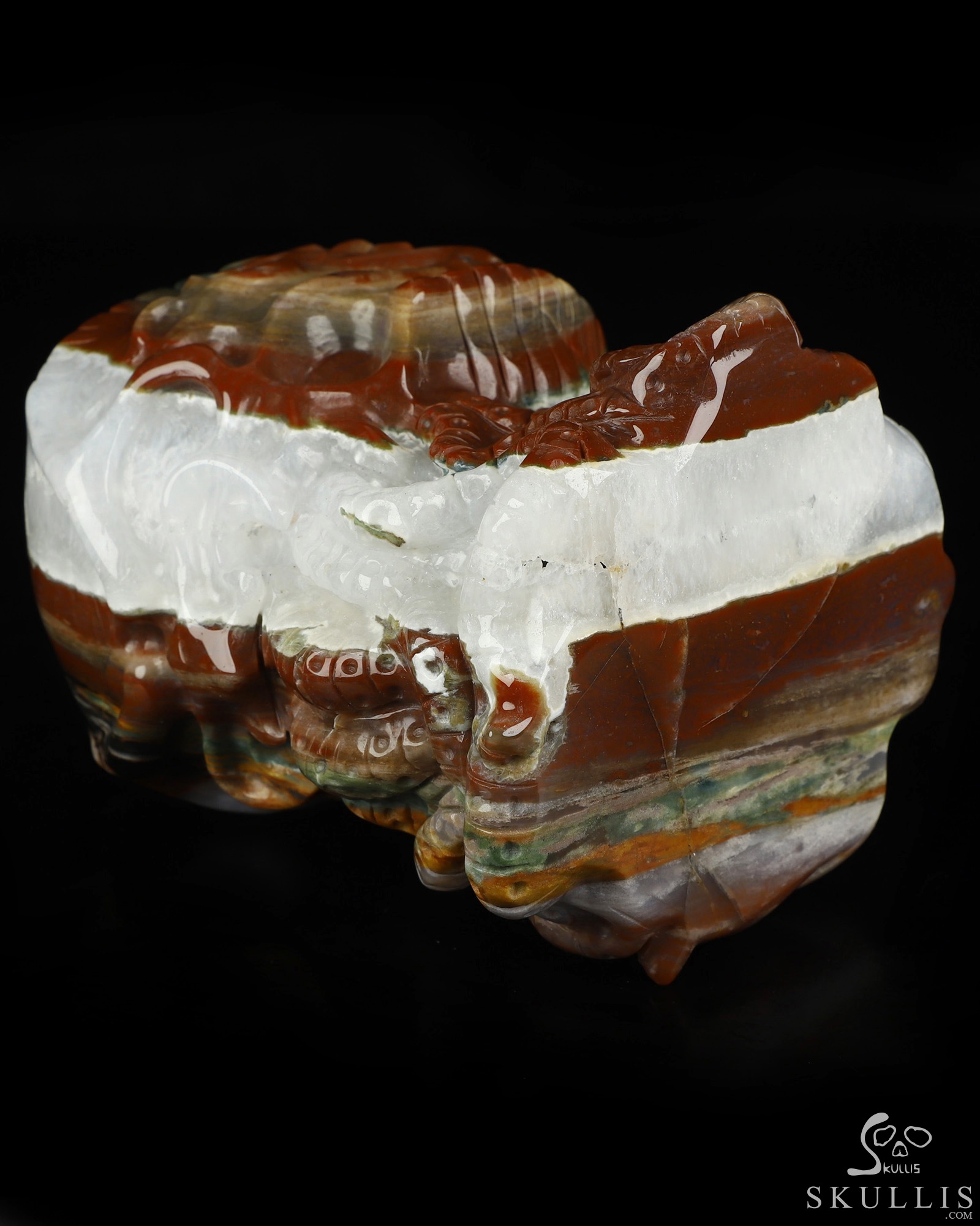 5.9" Indian Agate Hand Carved Crystal Octopus Sculpture, Crystal Healing 5.9" Indian Agate Hand Carved Crystal Octopus Sculpture, Crystal Healing